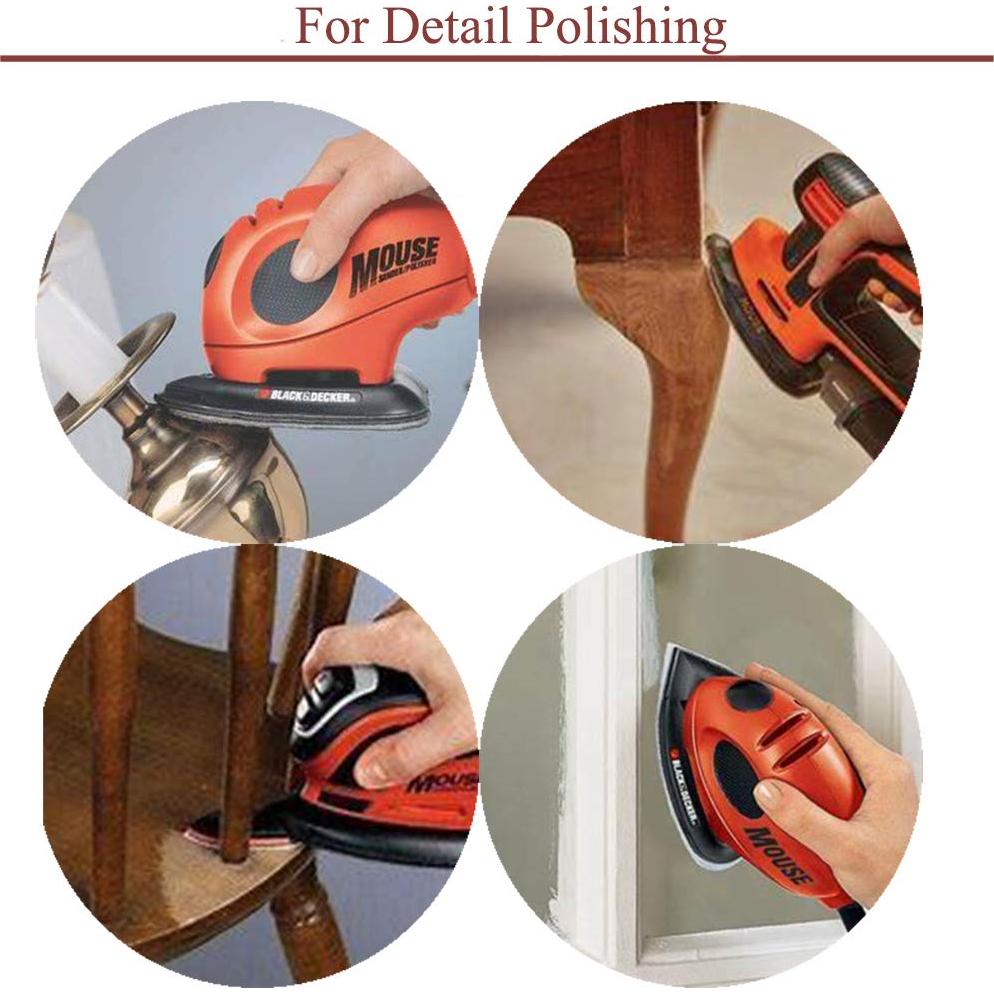 Lijadora de Detalle Mouse SANJIAN 40 PCS Lijas Triangulares