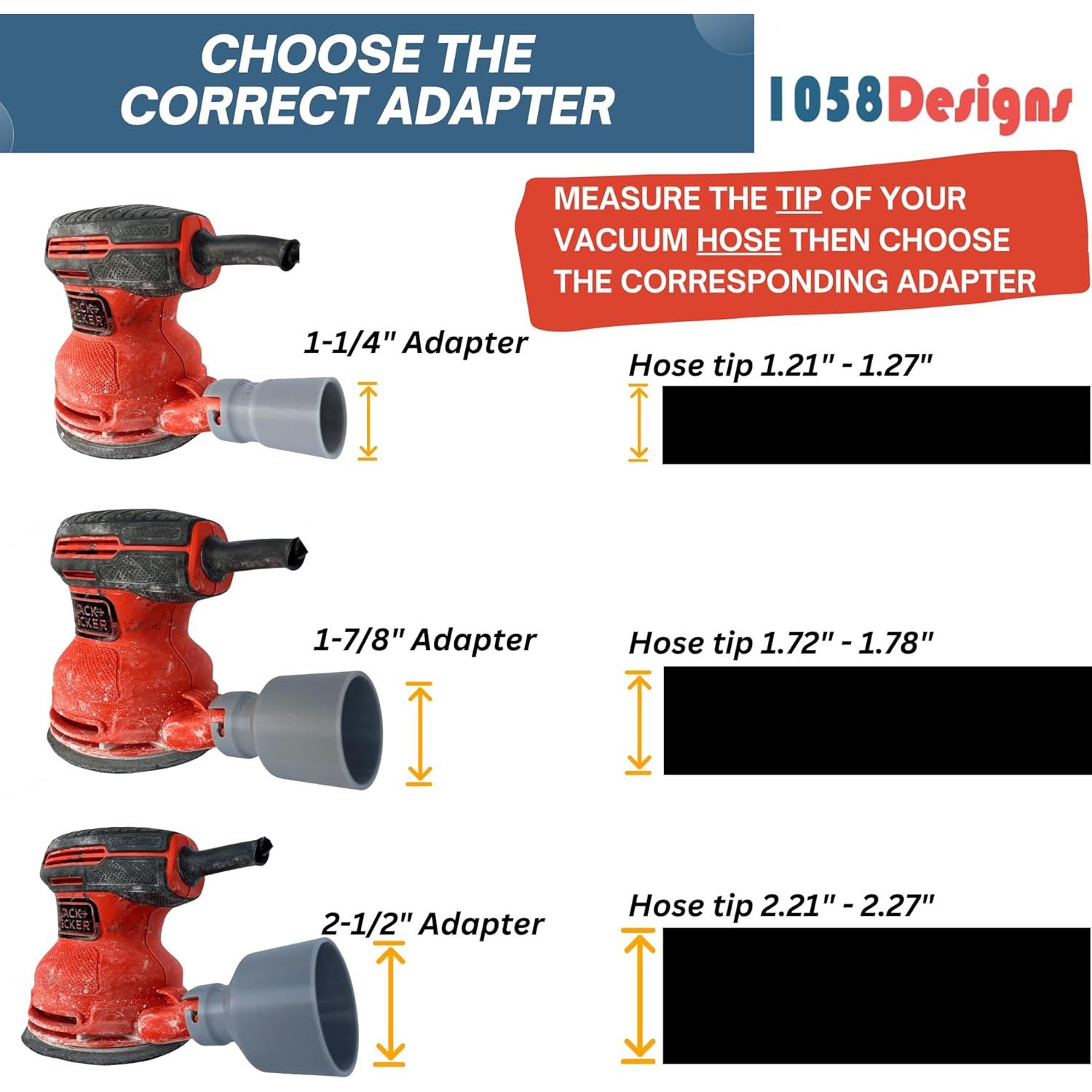 Adaptador de Manguera Aspiradora BLACK+DECKER 1-7/8" (4.76 cm)