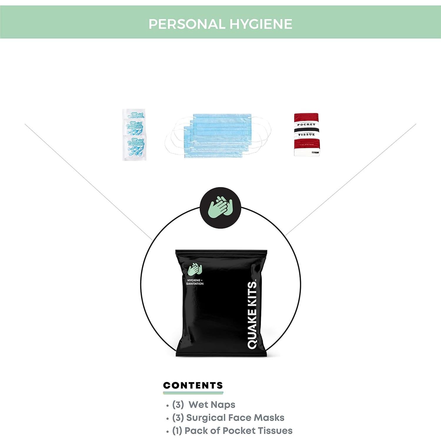 Kit de Supervivencia Quake Kits para 1 Persona - 72 Horas