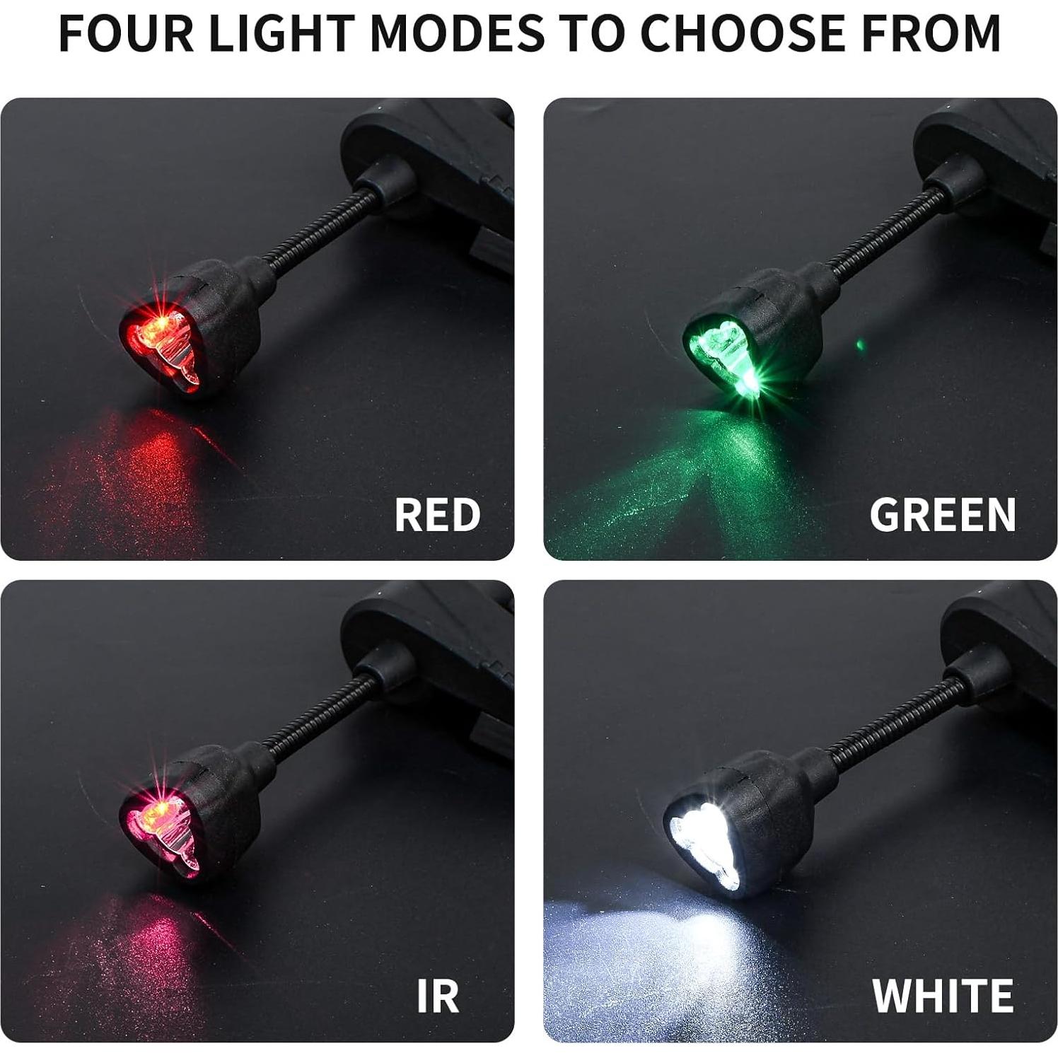 Linterna táctica GLECTICAL WD05008-BK con LED IR y 4 modos