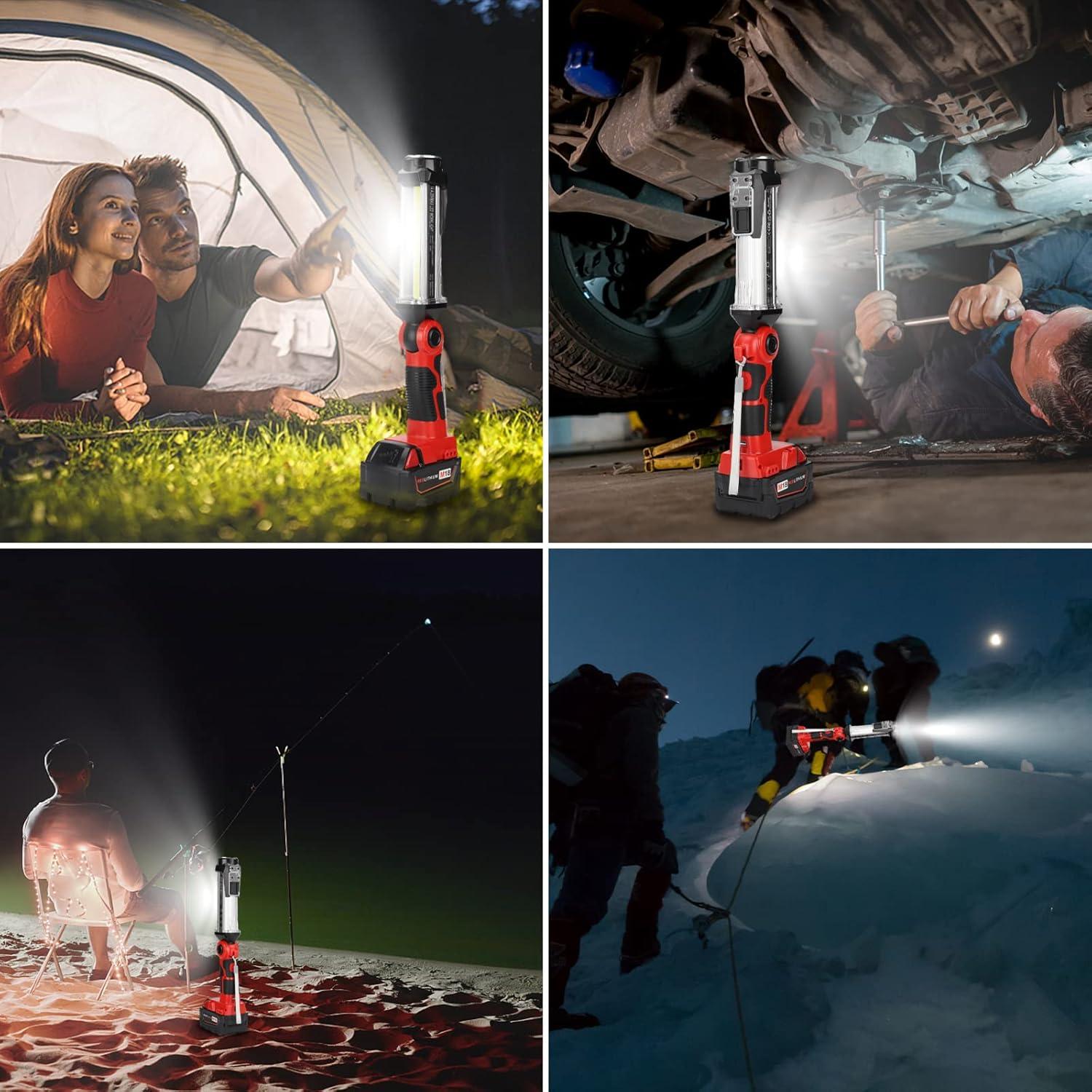 Linterna LED Taingwei 2000LM para Batería Milwaukee 18V