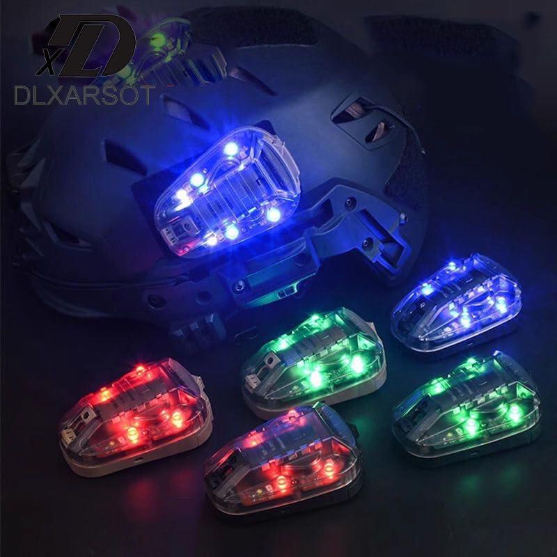 Luz de señal LED para casco táctico DLXARSOT roja