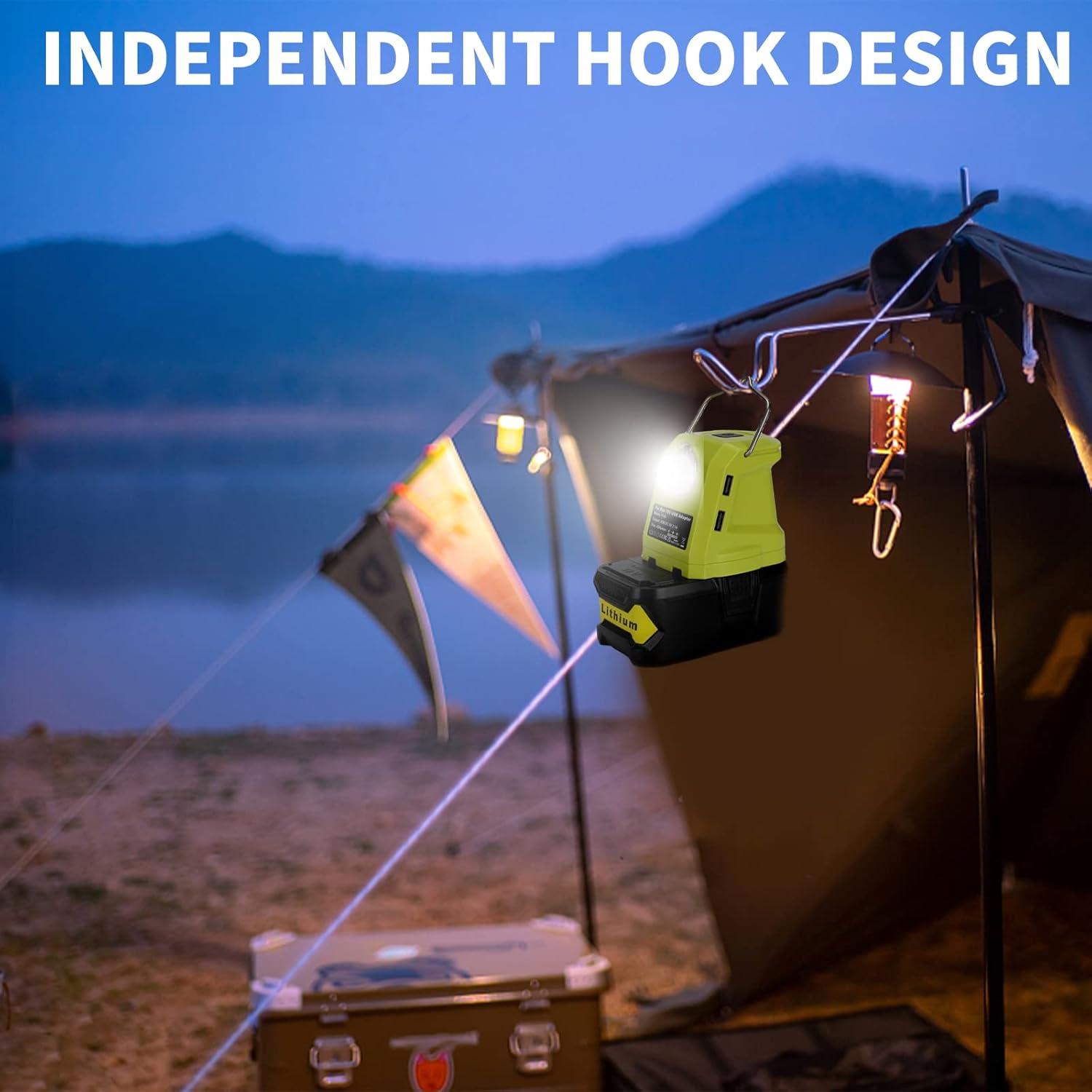 Linterna LED Portátil Taingwei 450lm para Batería Ryobi 18V