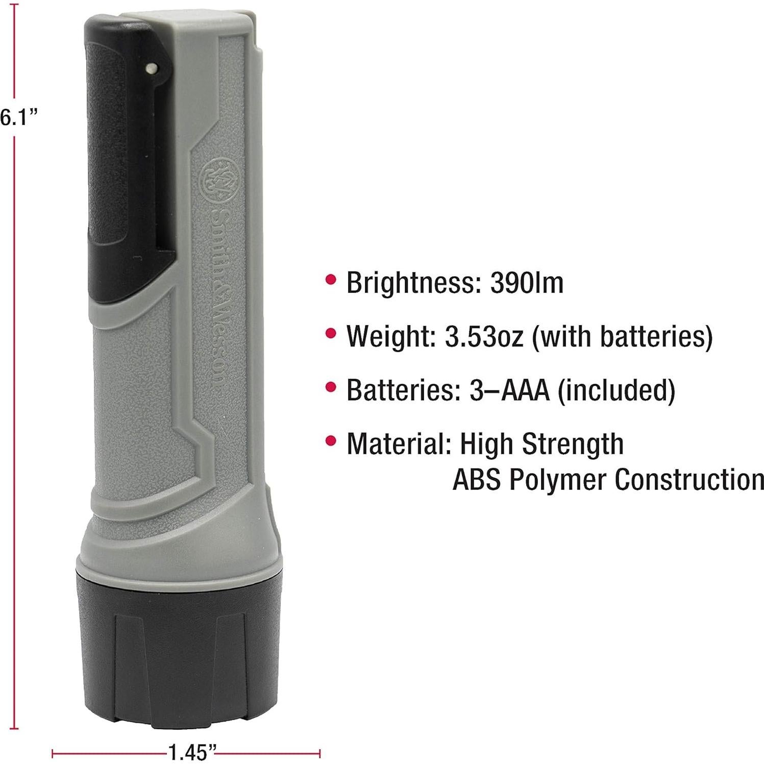 Linterna Smith & Wesson Night Guard Pro Compact 390 Lúmenes