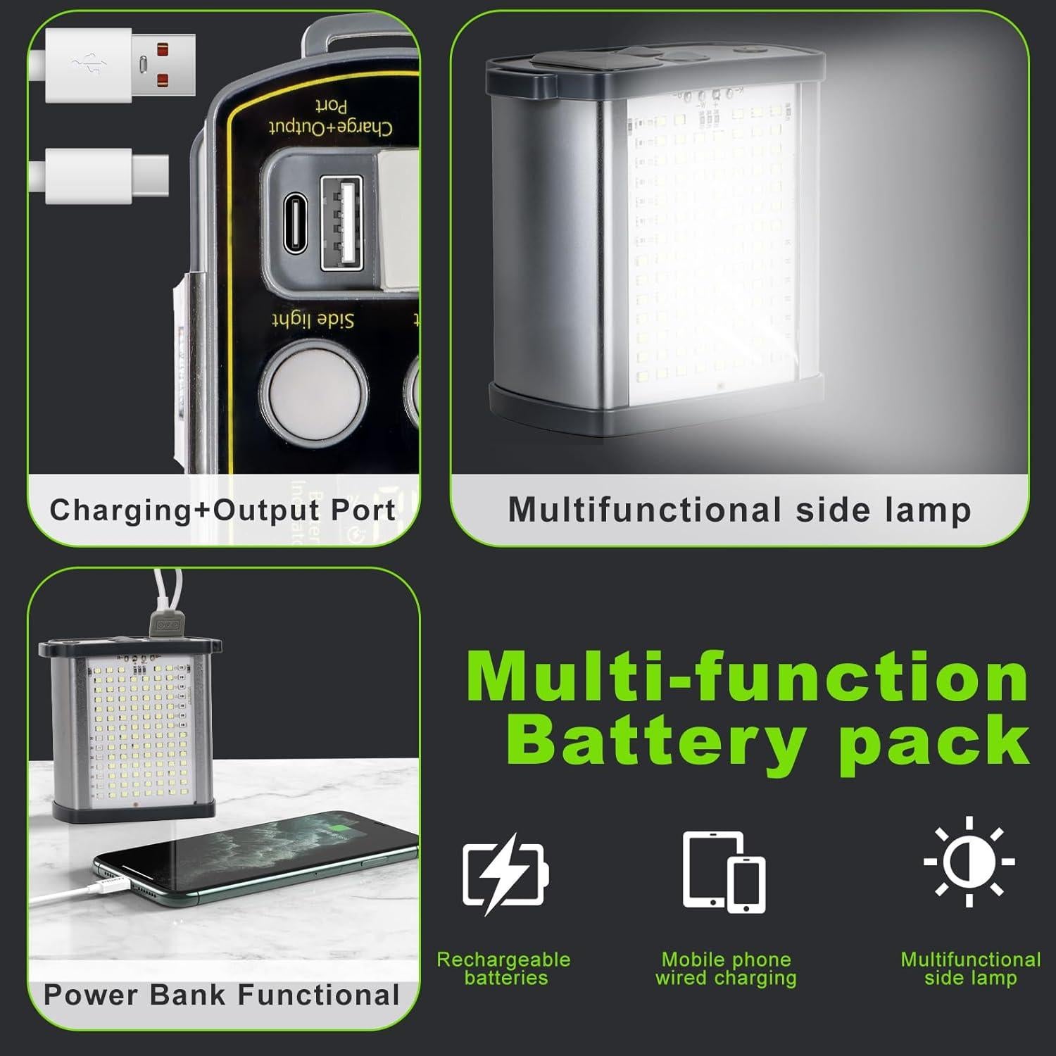 Linterna Frontal LED 40W Hunting Friends 20000mAh Impermeable