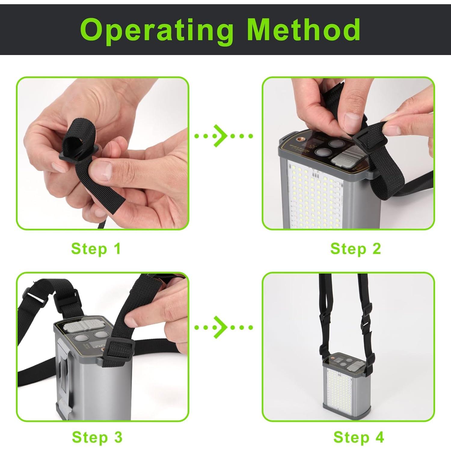 Linterna Frontal LED 40W Hunting Friends 20000mAh Impermeable