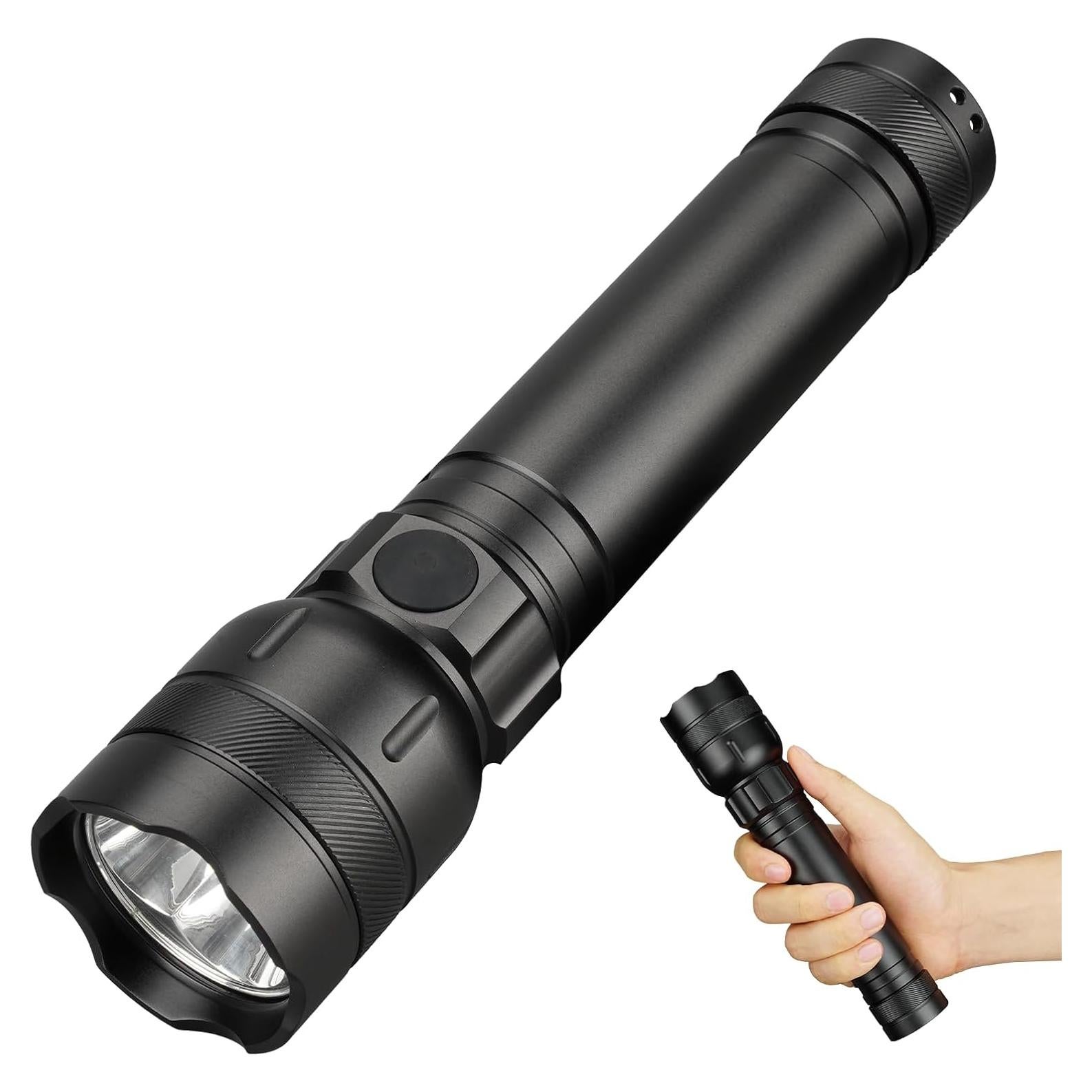 Linterna LED SuperFire S3-a 1300 Lúmenes Resistente al Agua