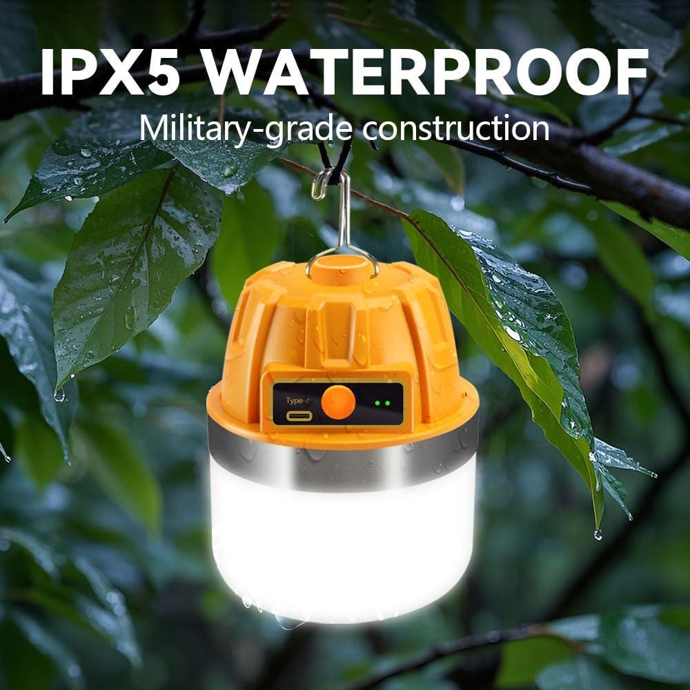 Linterna LED KINQILIN 13600mAh 1800LM Impermeable IPX5