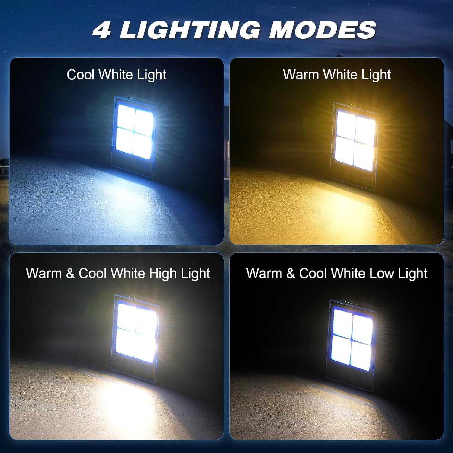 Linterna Camping Solar TANSOREN LED Portátil 199g Recargable