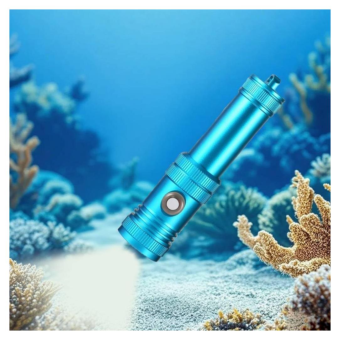 Linterna de Buceo LUXNOVAQ 1200 Lúmenes IPX8 100M