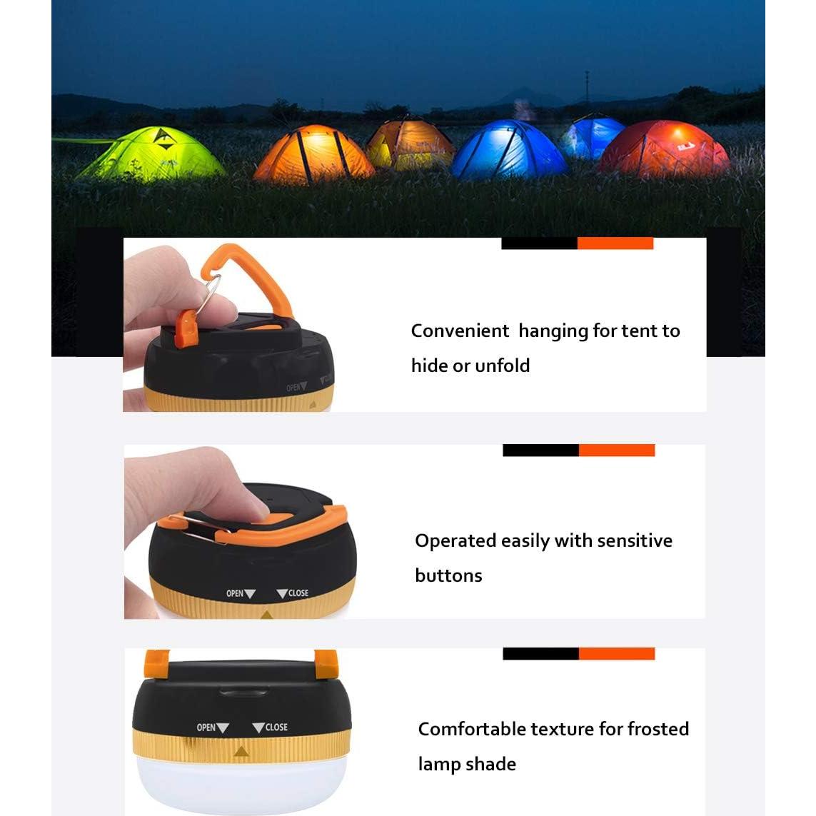 Paquete de 2 Linternas LED Souyos para Camping 150 Lúmenes