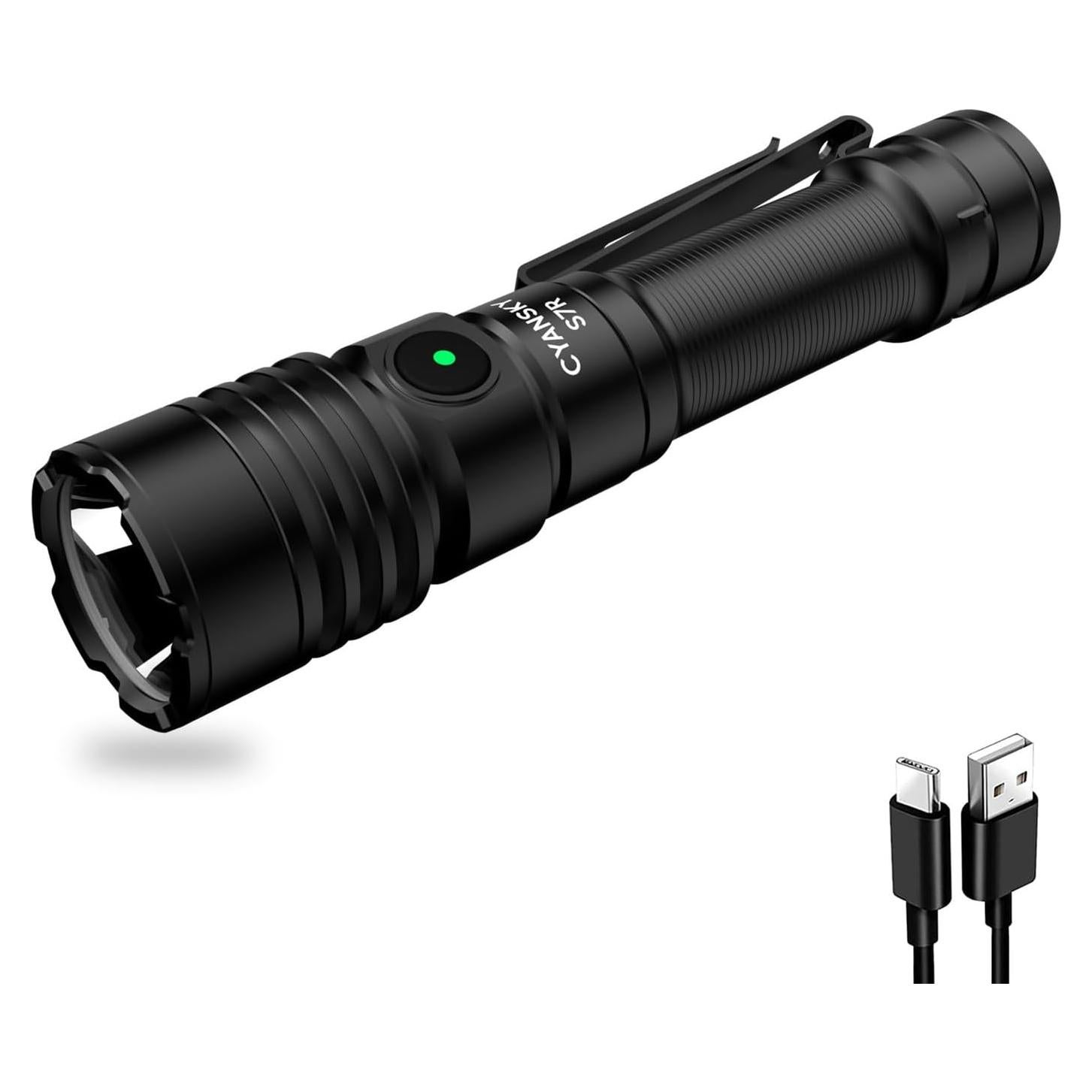 Linterna Magnética CYANSKY S7R 1400 Lúmenes IP68 Recargable