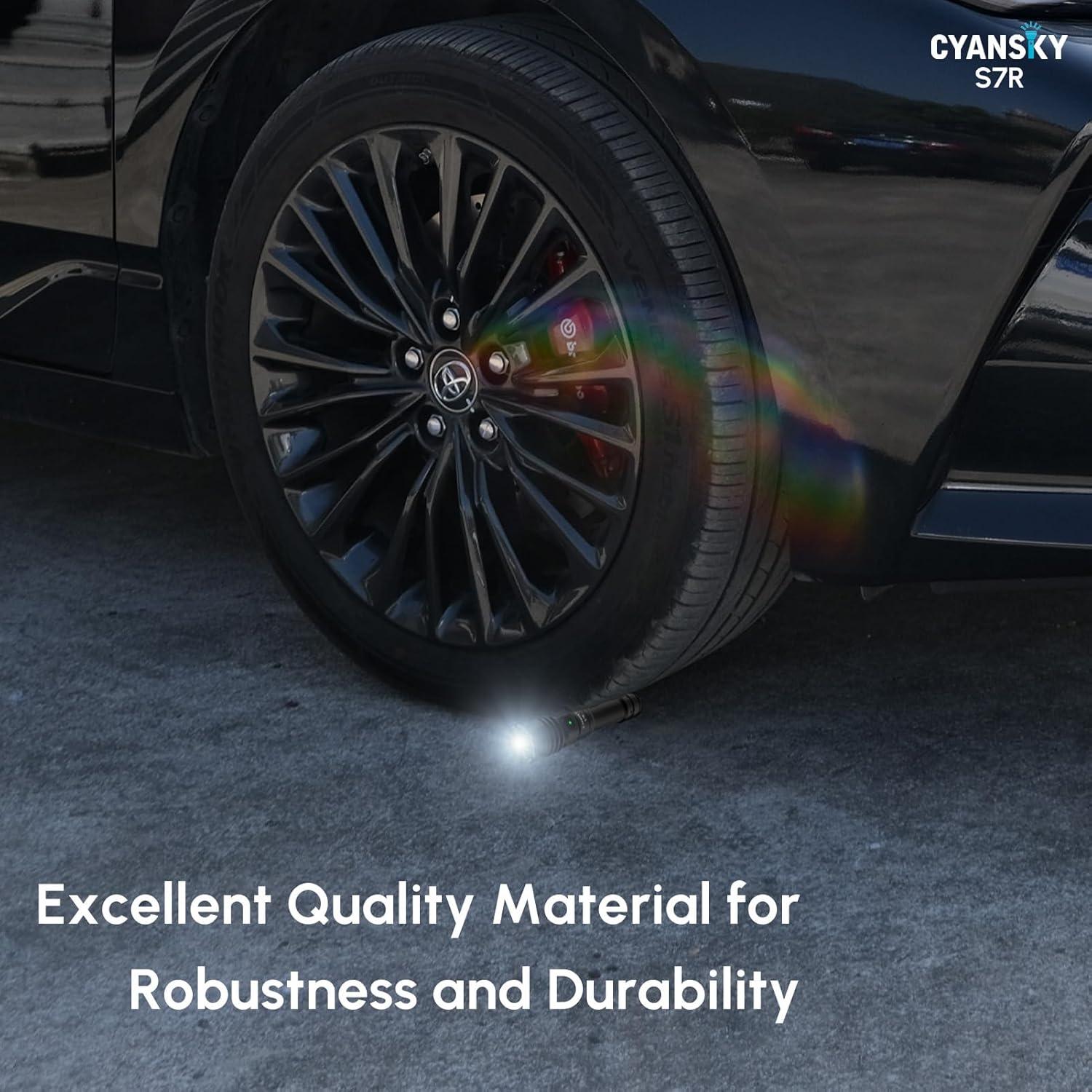 Linterna Magnética CYANSKY S7R 1400 Lúmenes IP68 Recargable