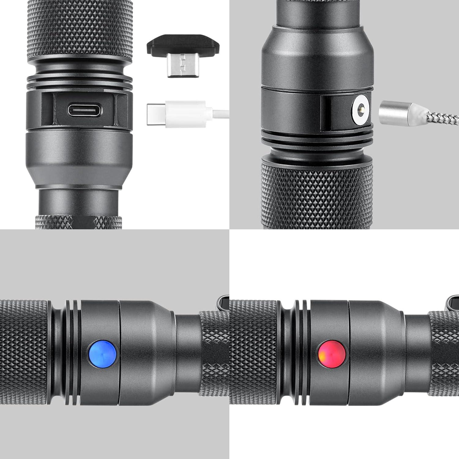 Linterna Táctica Powertac E9 G5 3000 Lúmenes IPX8