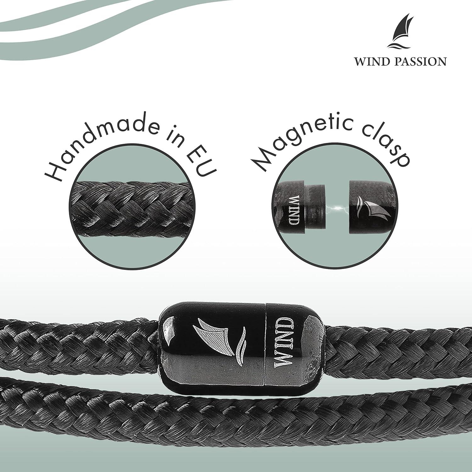 Pulsera de Paracord Ventus Artis - Impermeable y Magnética