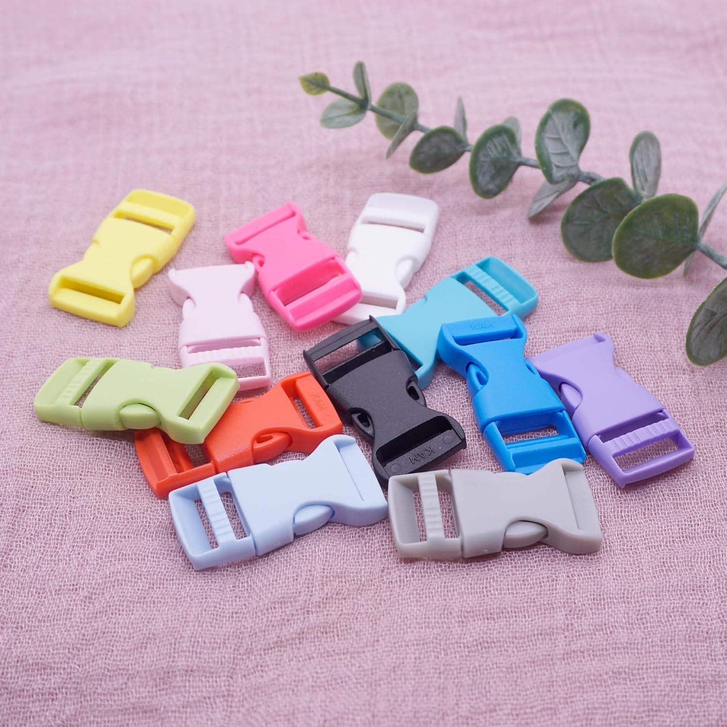 Hebilla de liberación lateral 5/8" POM para paracord - 24 piezas