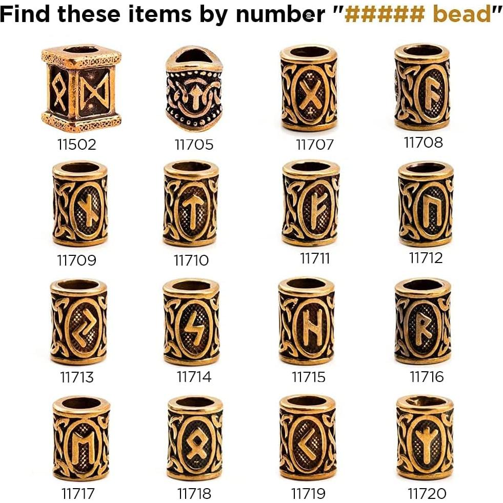 Cuenta de Latón para Paracord Buen Trabajador Trenzado 6872-1