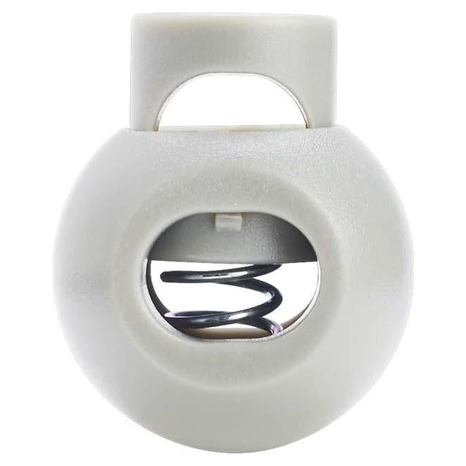 Bloqueadores de Cuerda de Plástico con Resorte 10PCS Gris