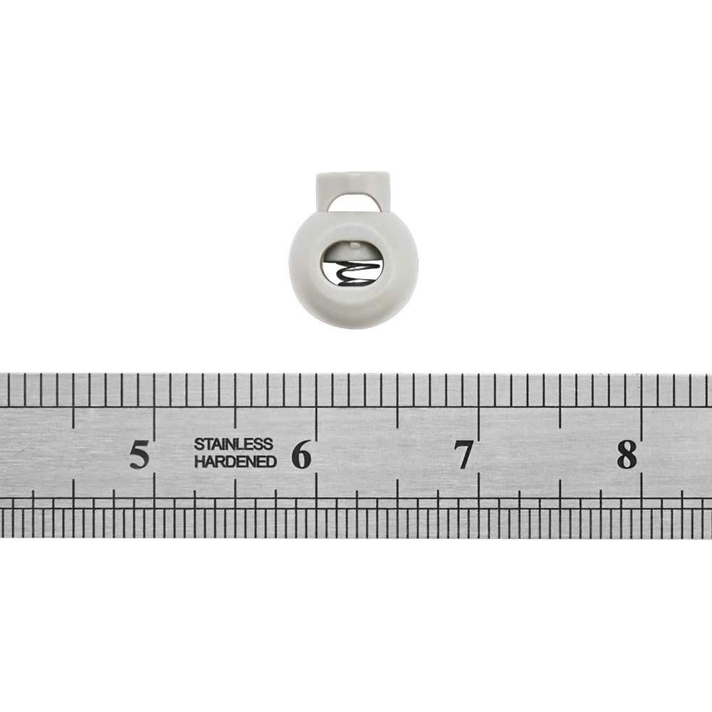 Bloqueadores de Cuerda de Plástico con Resorte 10PCS Gris