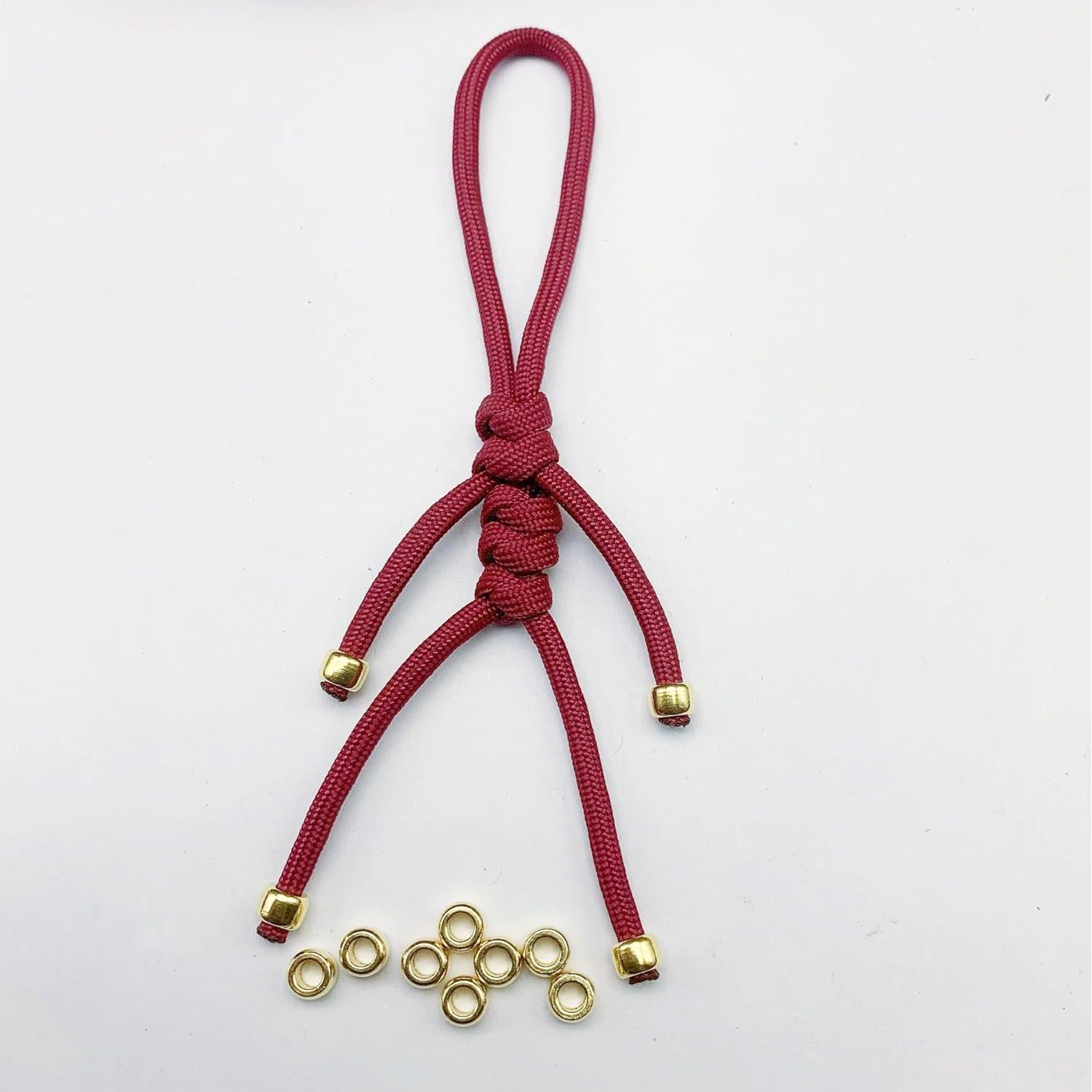 30 Perlas de Barril de Latón KMOATIM para DIY y EDC