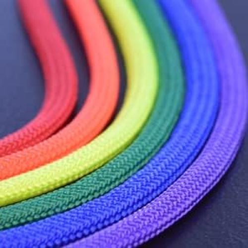 Paracord 550 Bored Paracord 15.24m Goldenrod y Negro