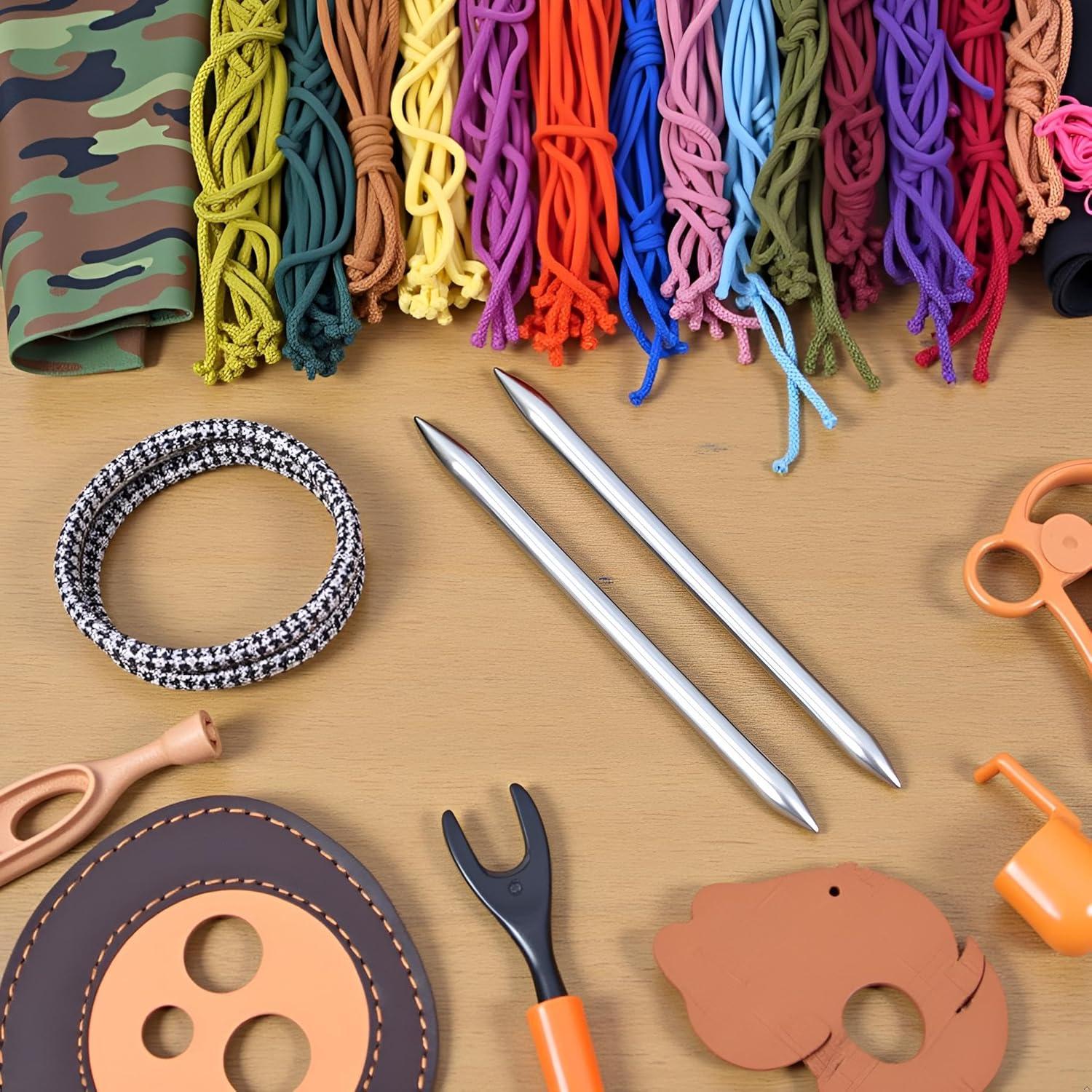 Juego de 2 Agujas de Coser PurYupearl para Paracord 550