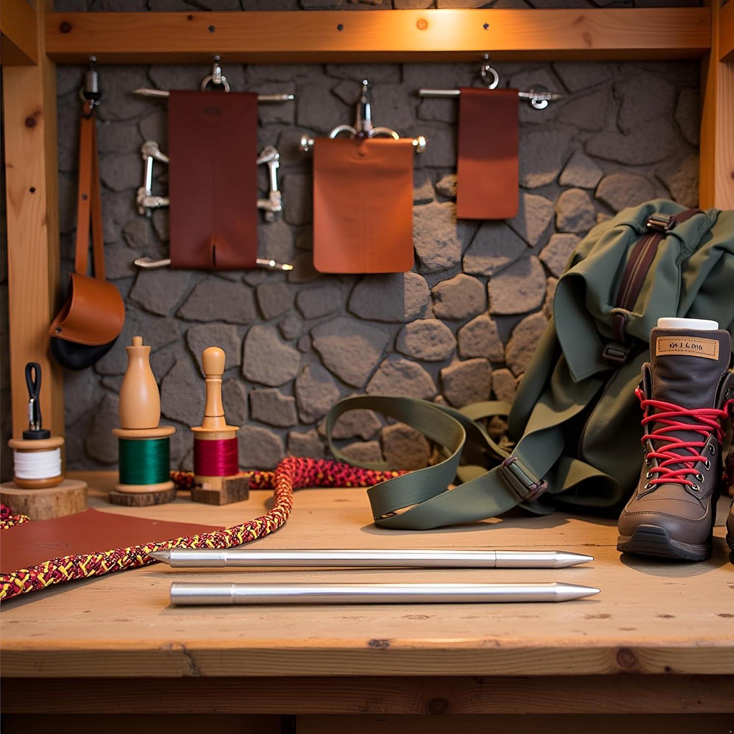 Juego de 2 Agujas de Coser PurYupearl para Paracord 550