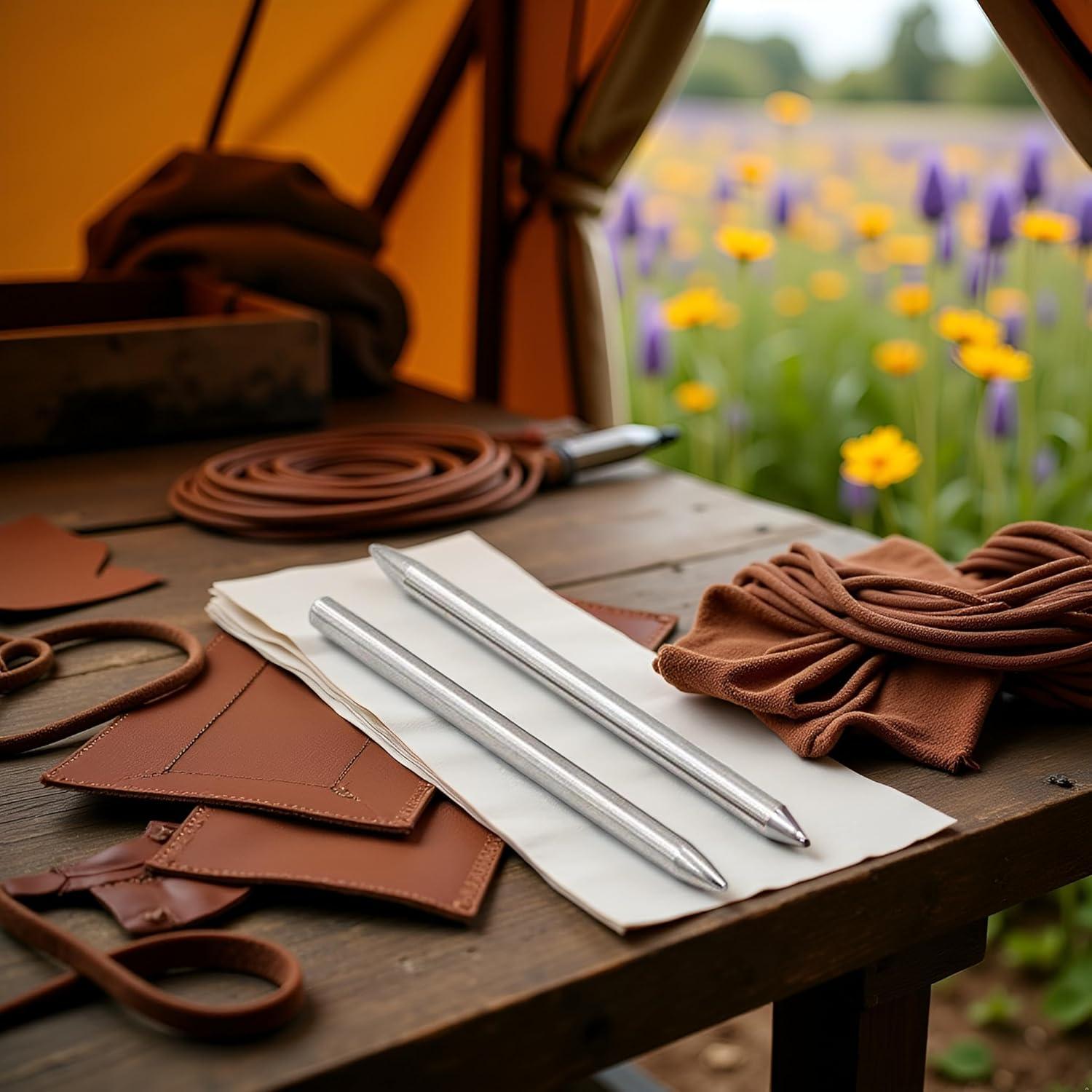 Juego de 2 Agujas de Coser PurYupearl para Paracord 550