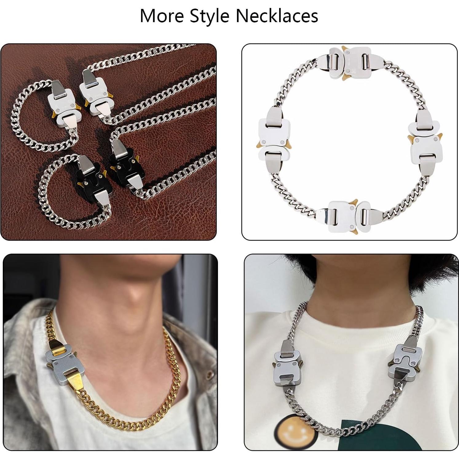 Paquete de 2 hebillas de metal Su Life para paracord 35mm