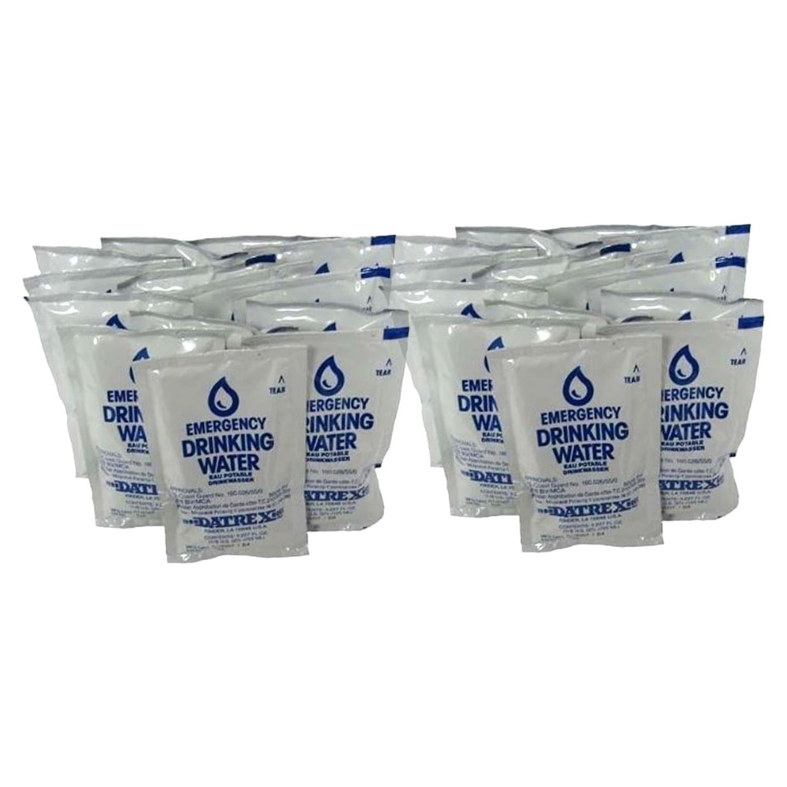 Agua Purificada de Emergencia Datrex - Paquete de 24 Sachets