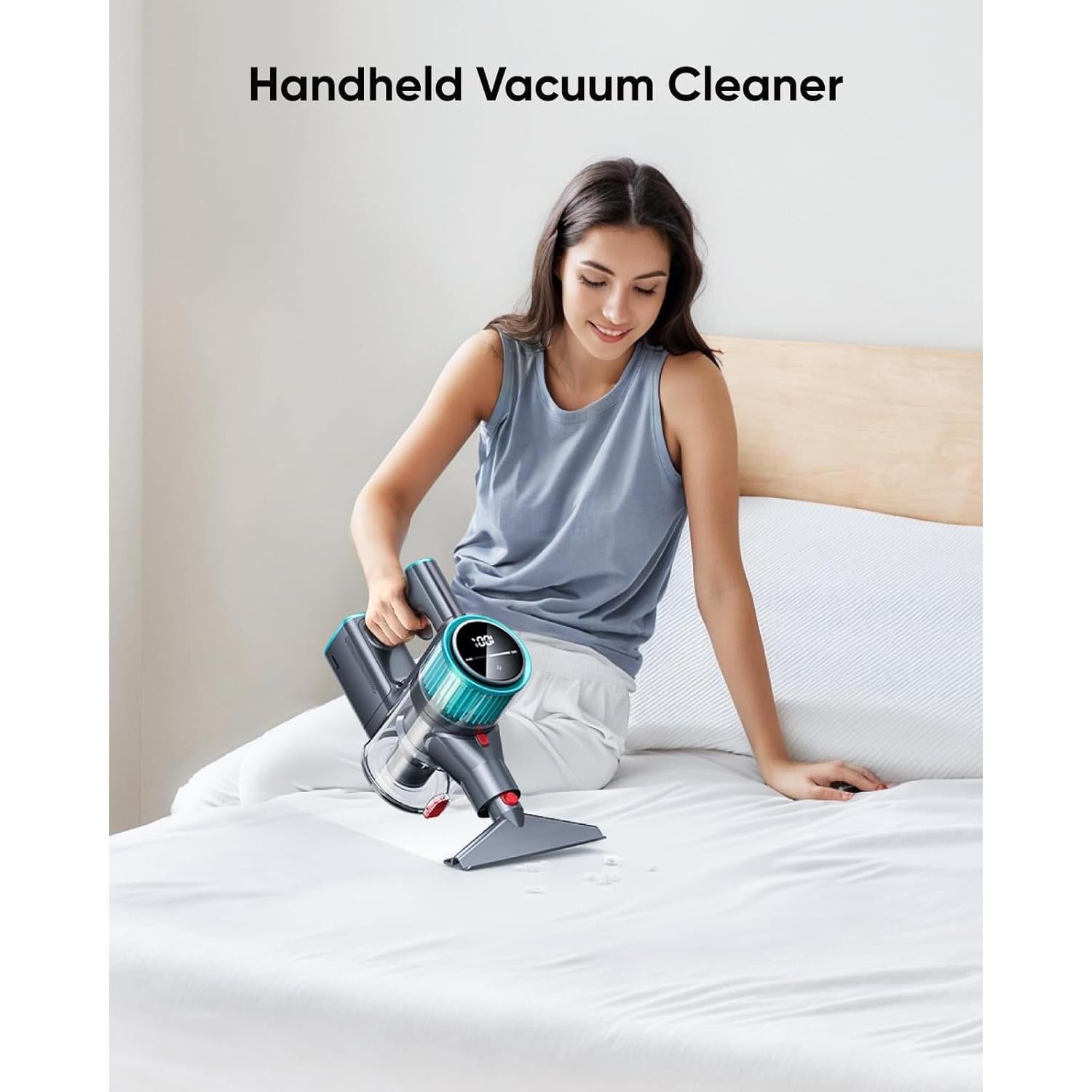 Aspiradora Inalámbrica Powerffy Hero 10, 600W, 60 Min, HEPA