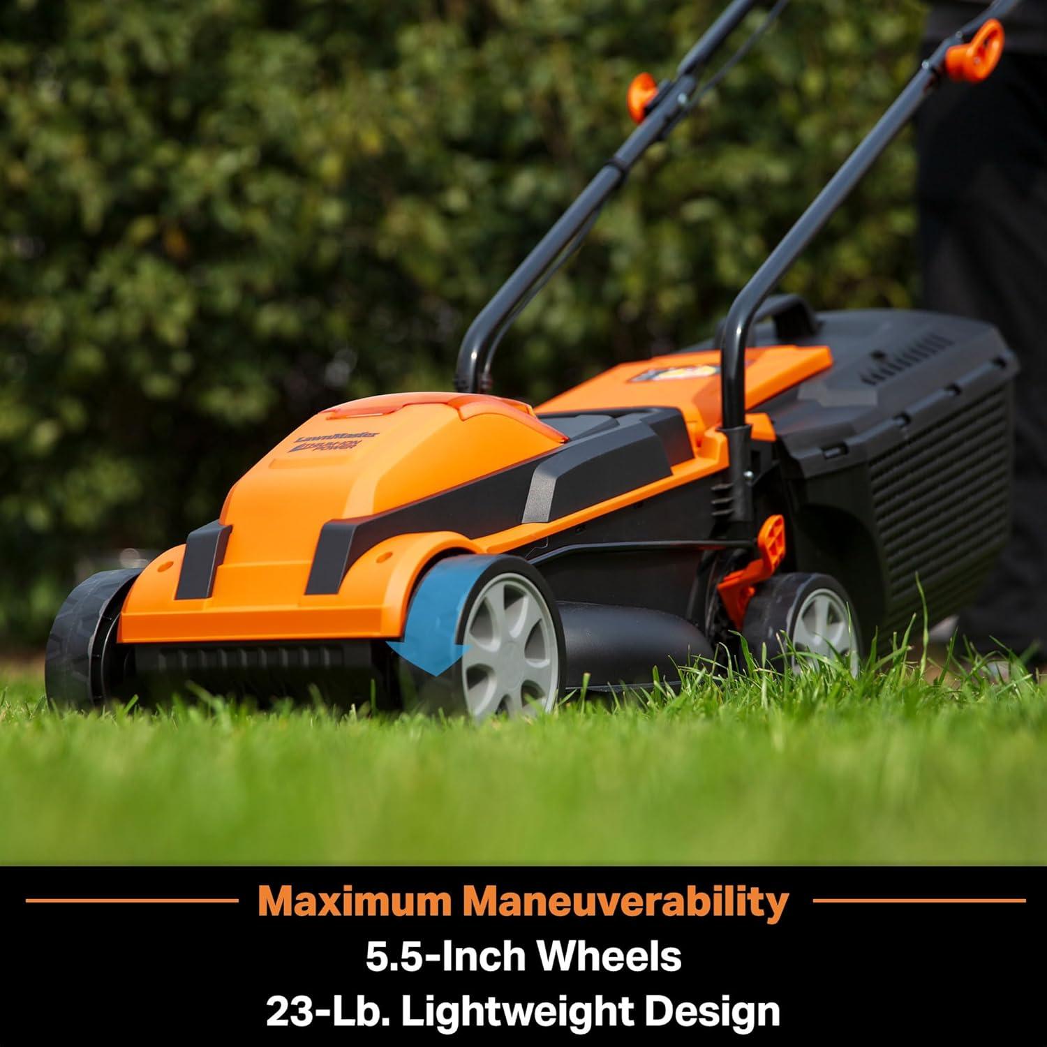 Cortadora de Césped Sin Cable LawnMaster CLM2413A 33 cm 24V