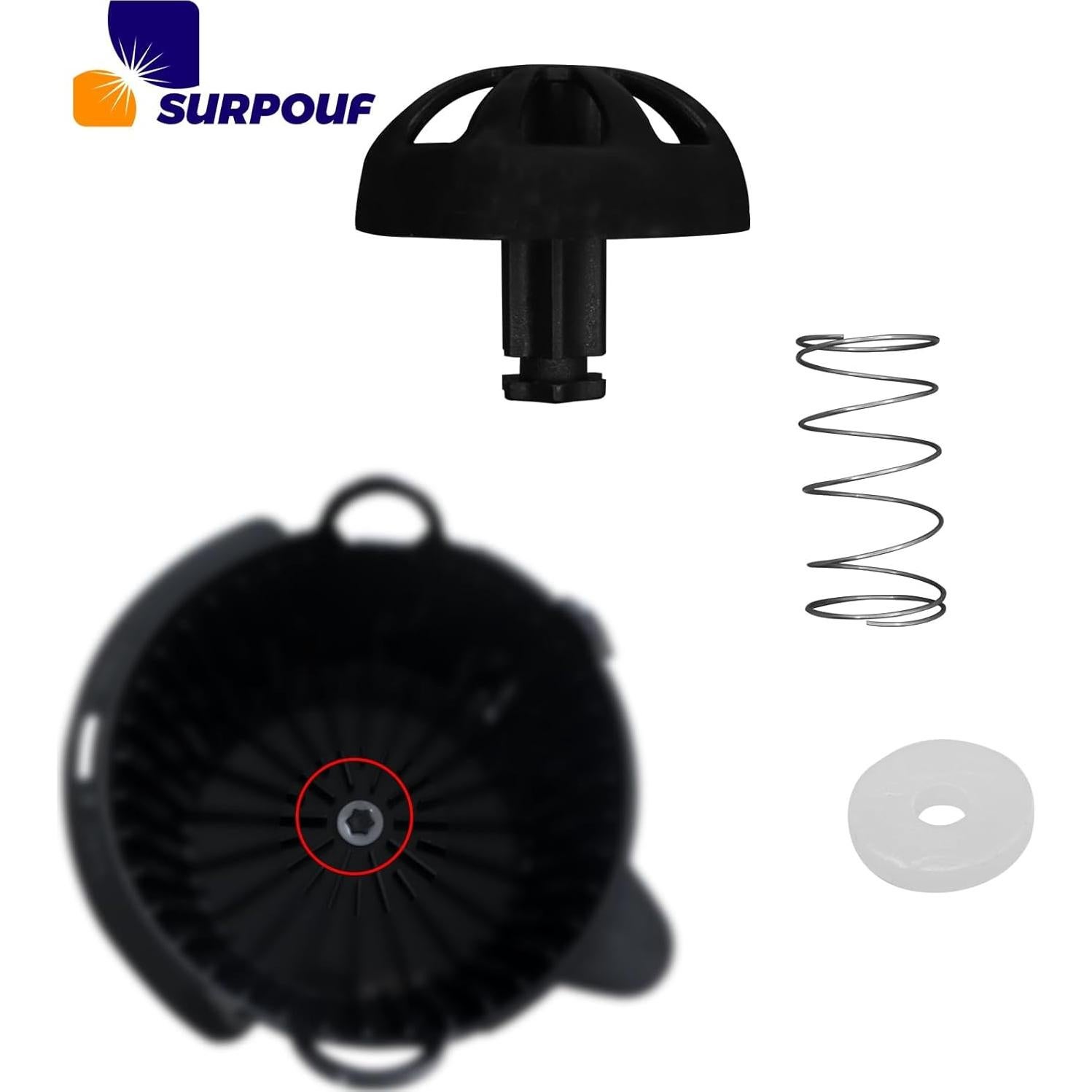 Kit de Tapones de Resorte para Cafetera Mr. Coffee y Black & Decker