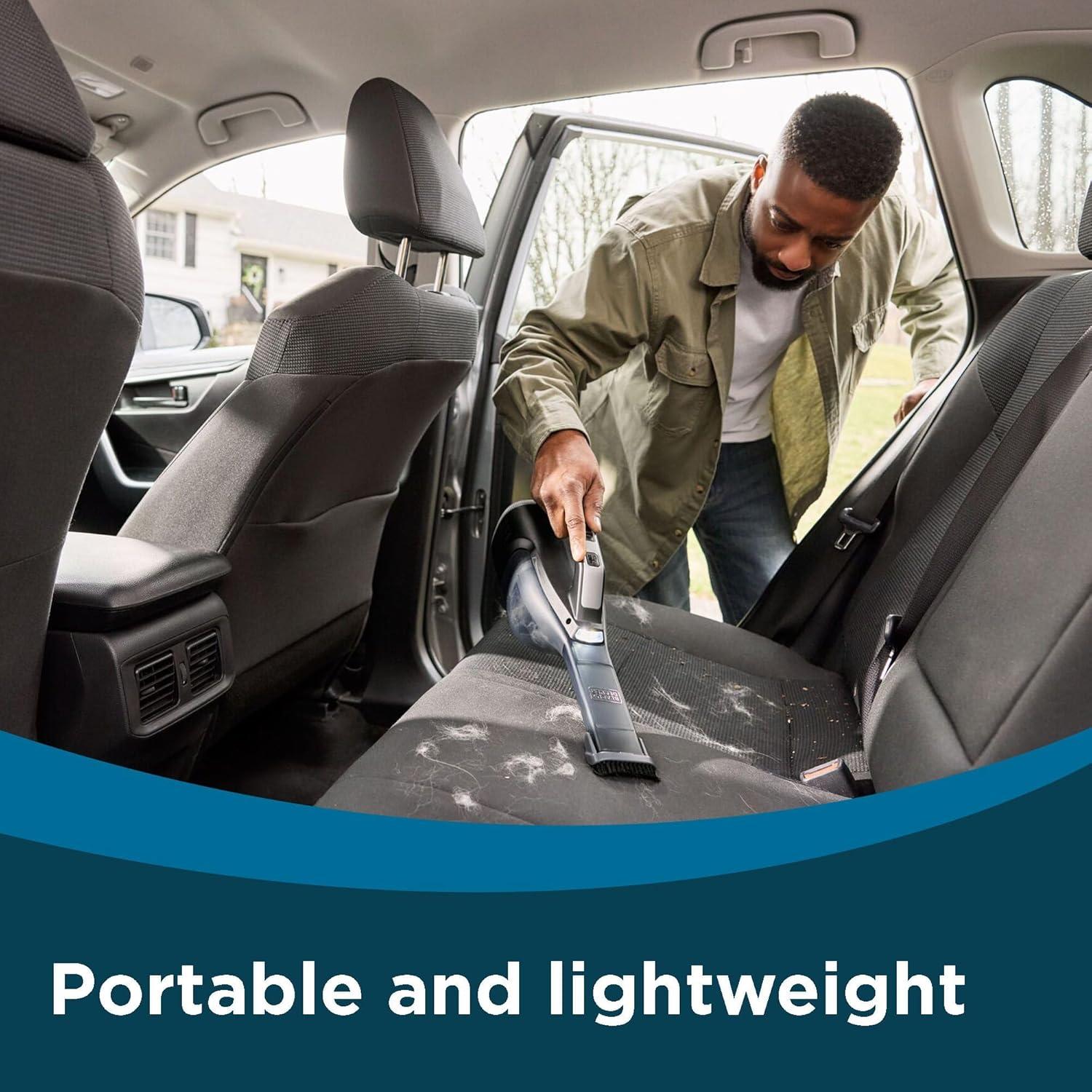 Aspiradora de Mano Inalámbrica BLACK+DECKER HLVD320B42 con Luz LED