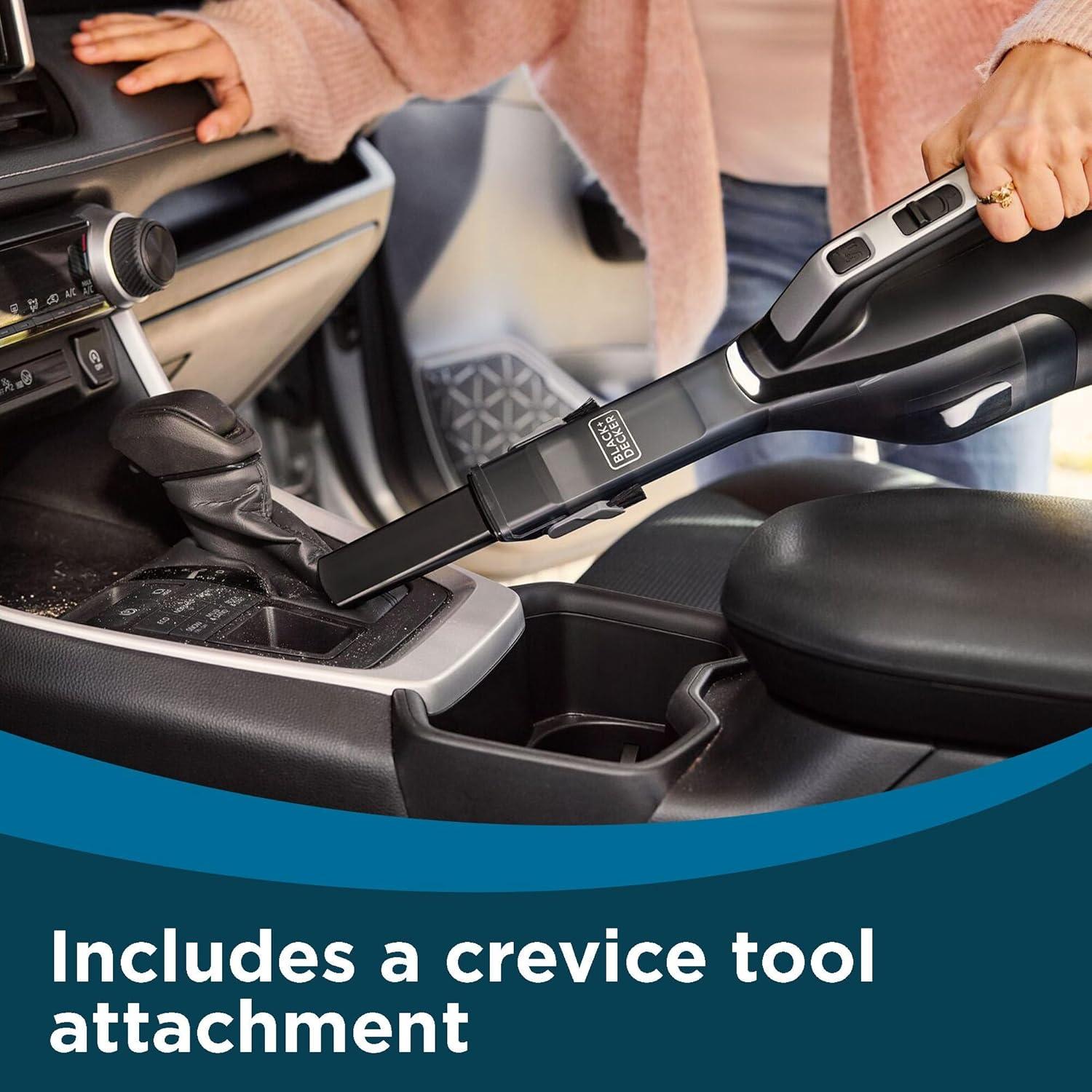 Aspiradora de Mano Inalámbrica BLACK+DECKER HLVD320B42 con Luz LED