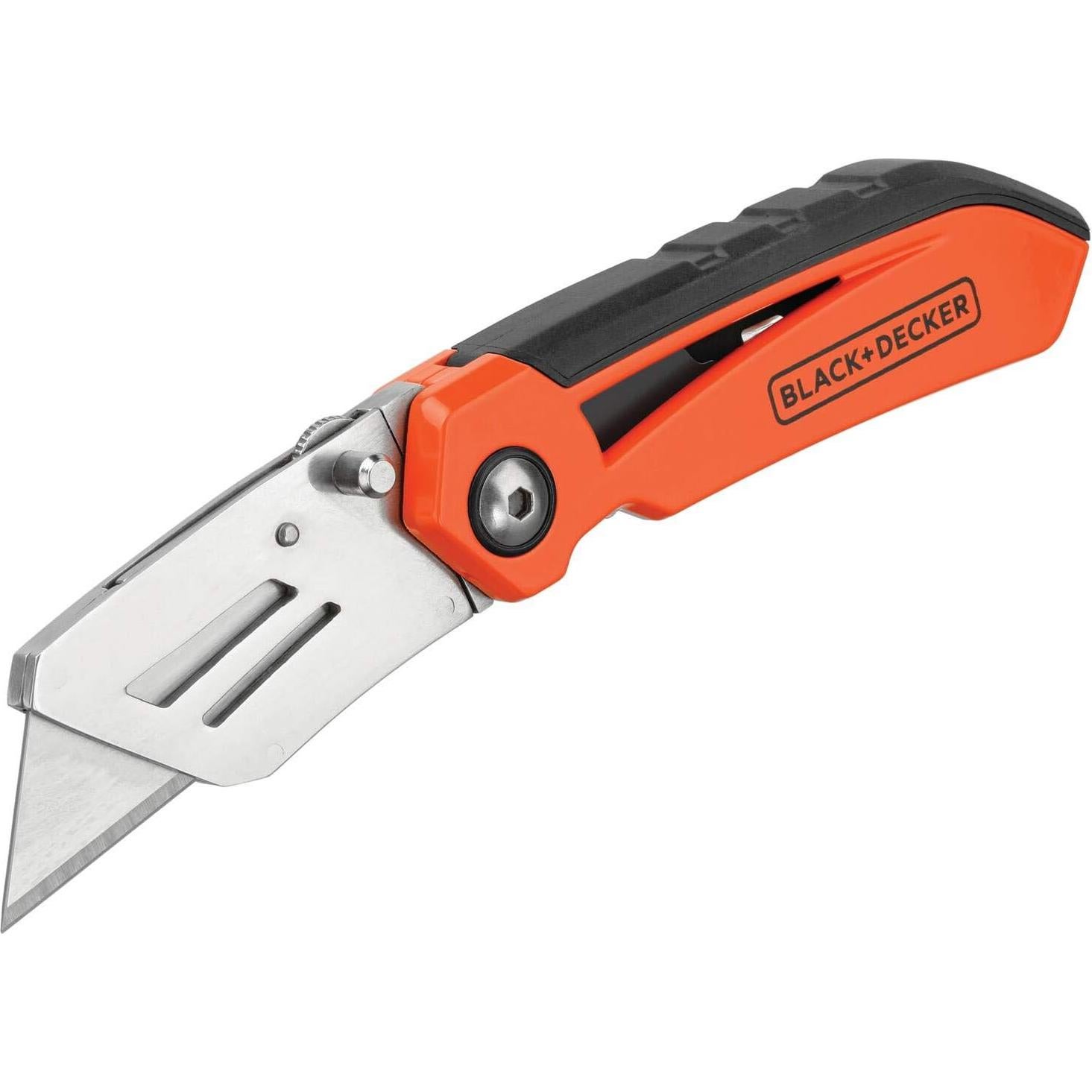 Cuchillo Utility Plegable BLACK+DECKER BDHT10002 con 3 Cuchillas