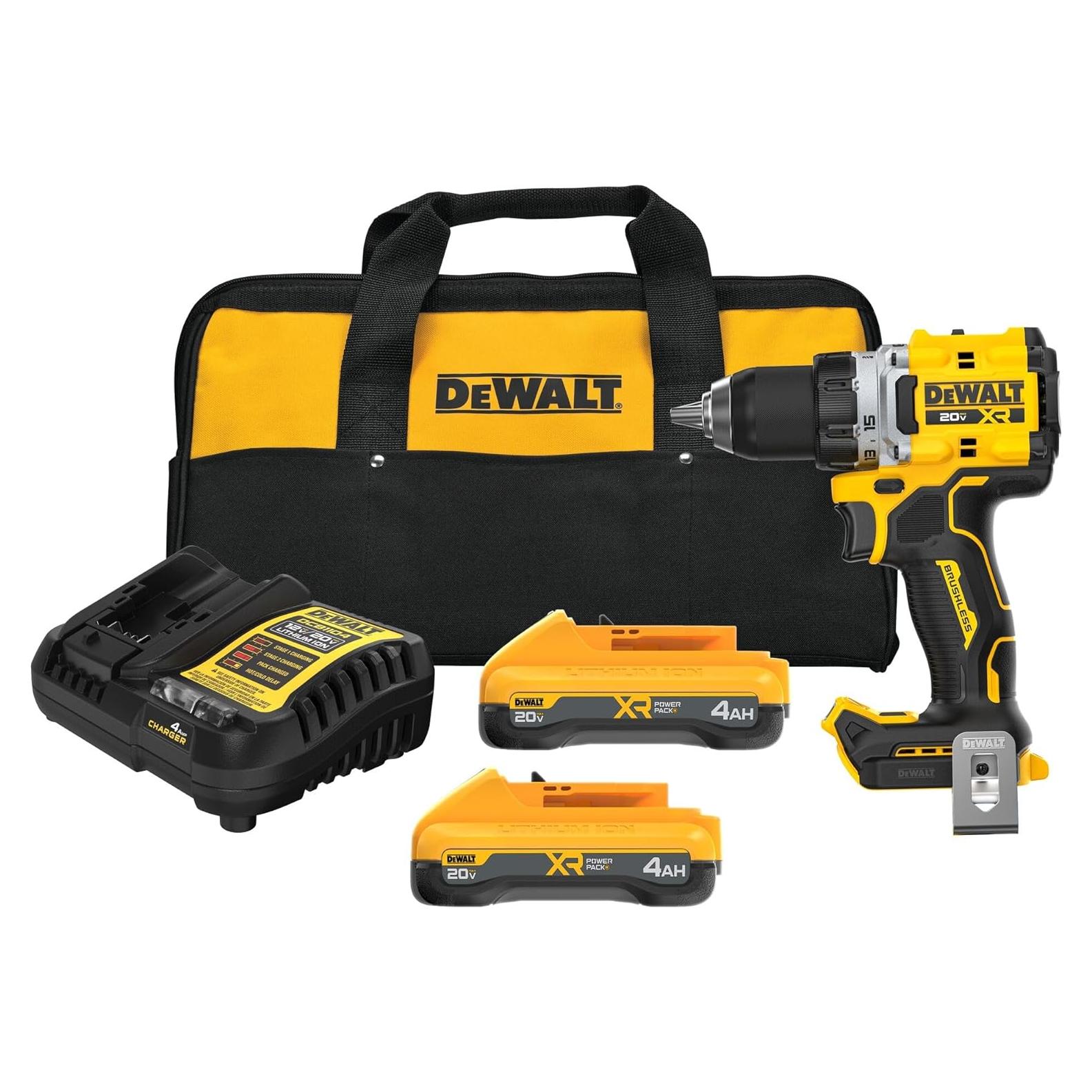 Taladro Atornillador Inalámbrico DEWALT 20V MAX XR 1/2"
