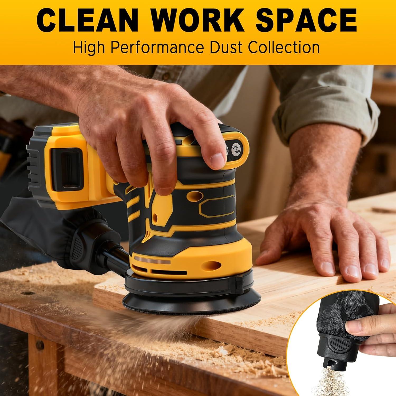 Lijadora Detallada Inalámbrica DeWalt DWS924 12,000 OPM