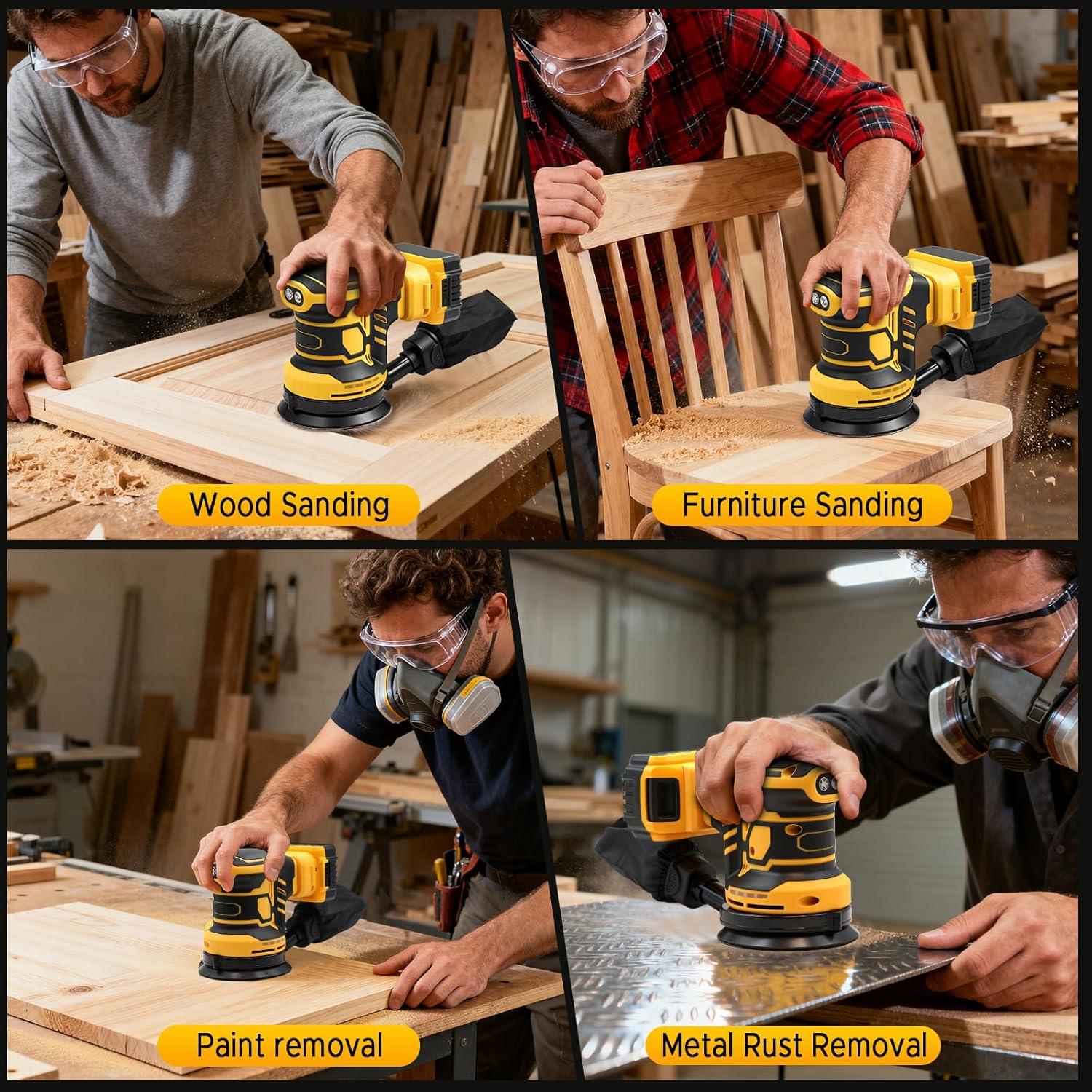 Lijadora Detallada Inalámbrica DeWalt DWS924 12,000 OPM