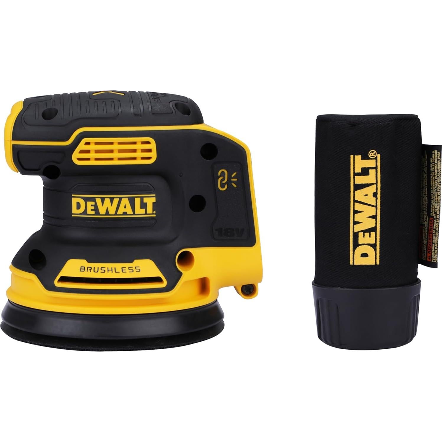 Lijadora Inalámbrica DEWALT DCW210N 18V Orbital 125mm