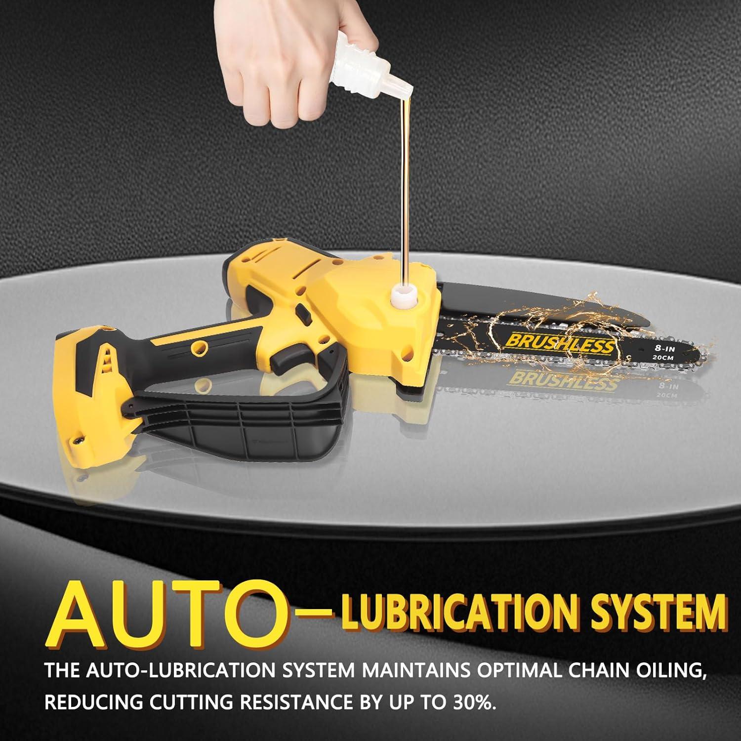 Mini Motosierra Inalámbrica HCDHCD 20V 1000W 8" y 6"