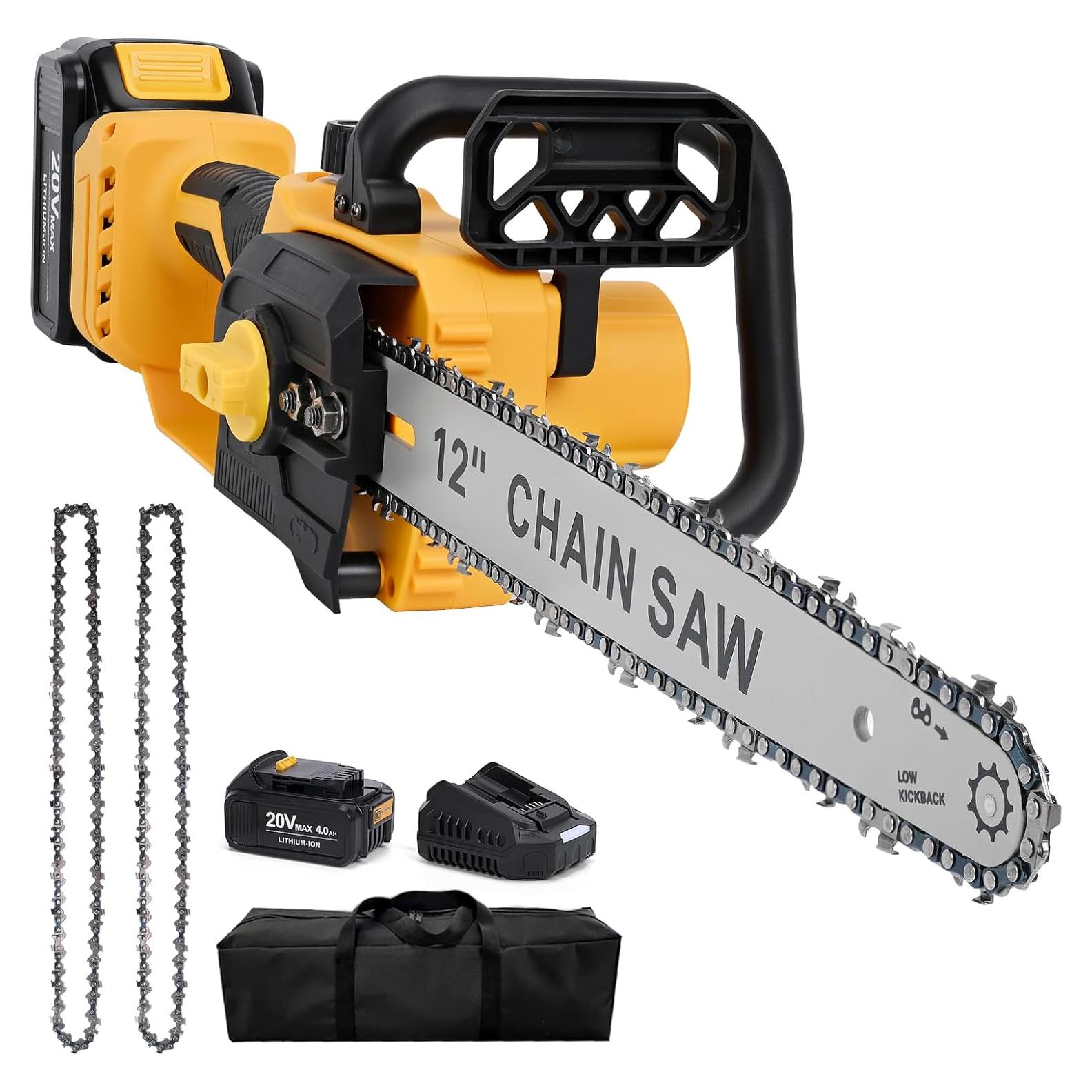 Sierra de Cadena Inalámbrica Laxsima 12" 400W con Batería