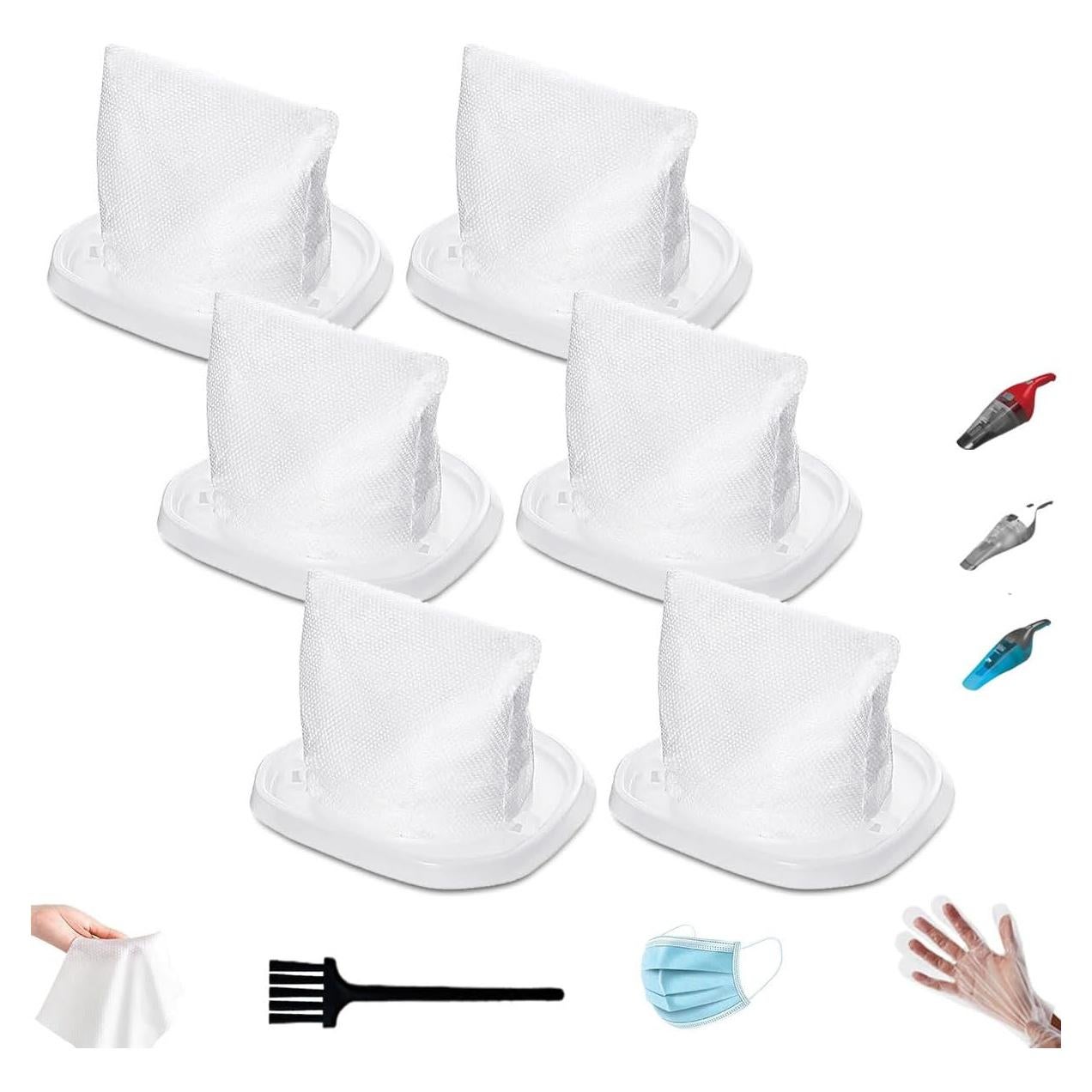 Filtros de Reemplazo HNVCF10 NKA para Aspiradoras Black y Decker - Paquete de 6