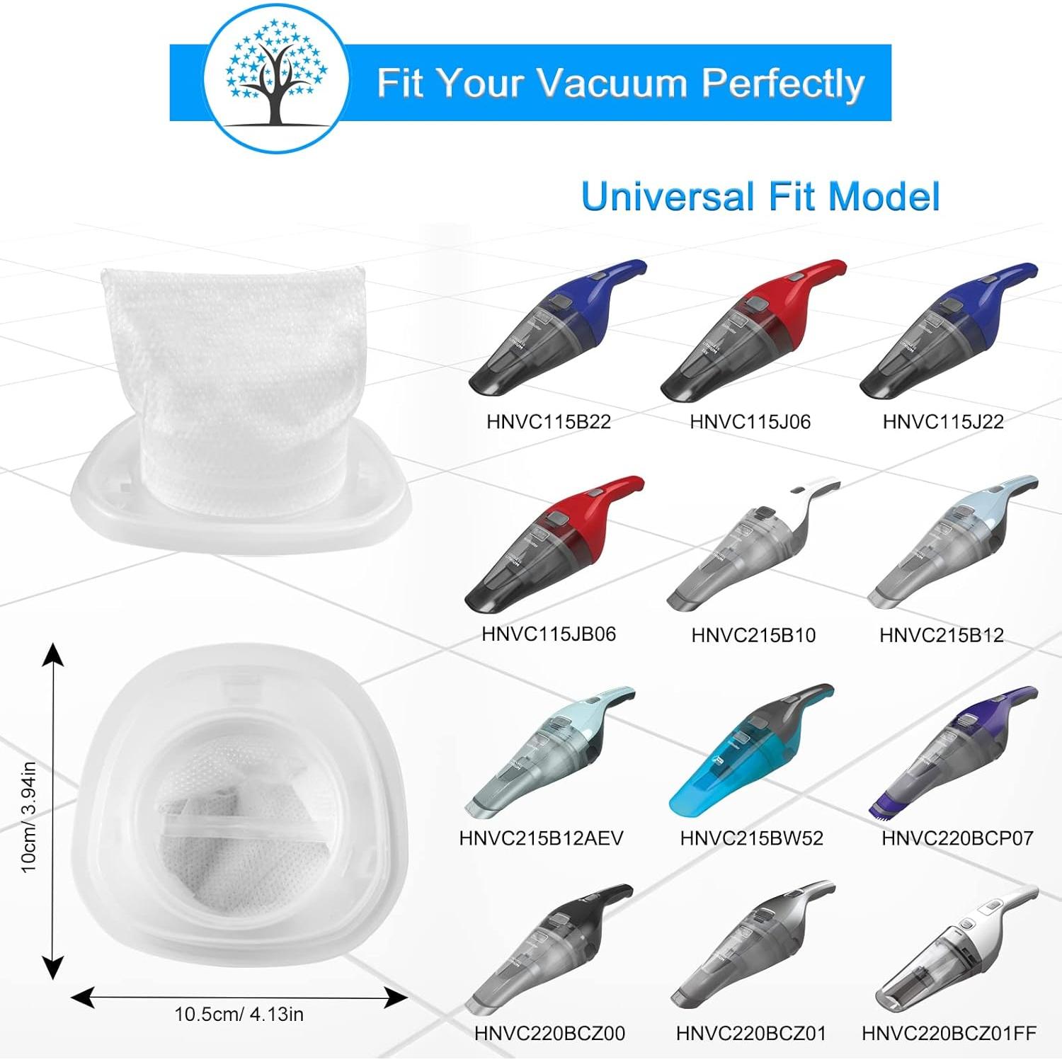 Filtros HNVCF10 Rstartree para Aspiradora Black and Decker - Paquete de 8