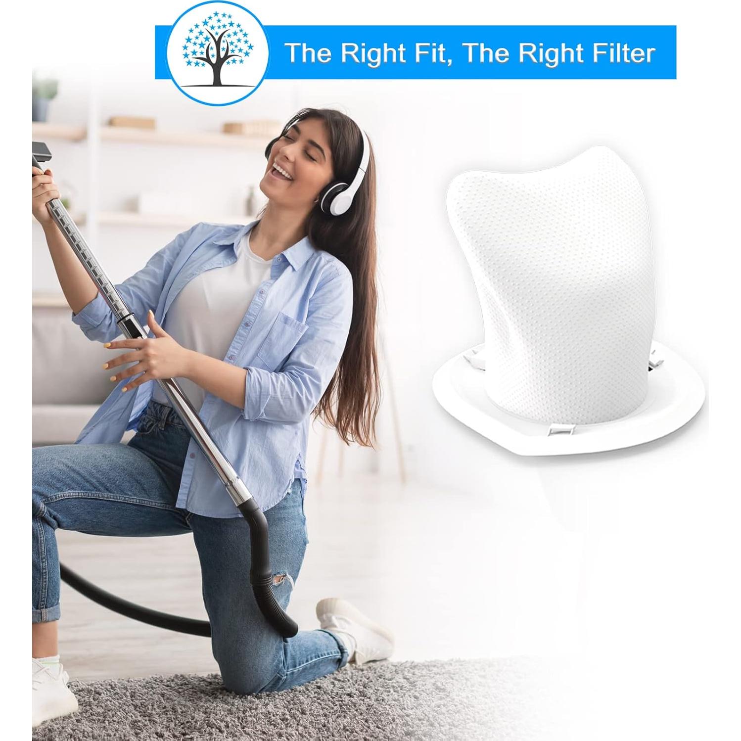 Filtros de Reemplazo EVF100 Rstartree para Aspiradora Black y Decker