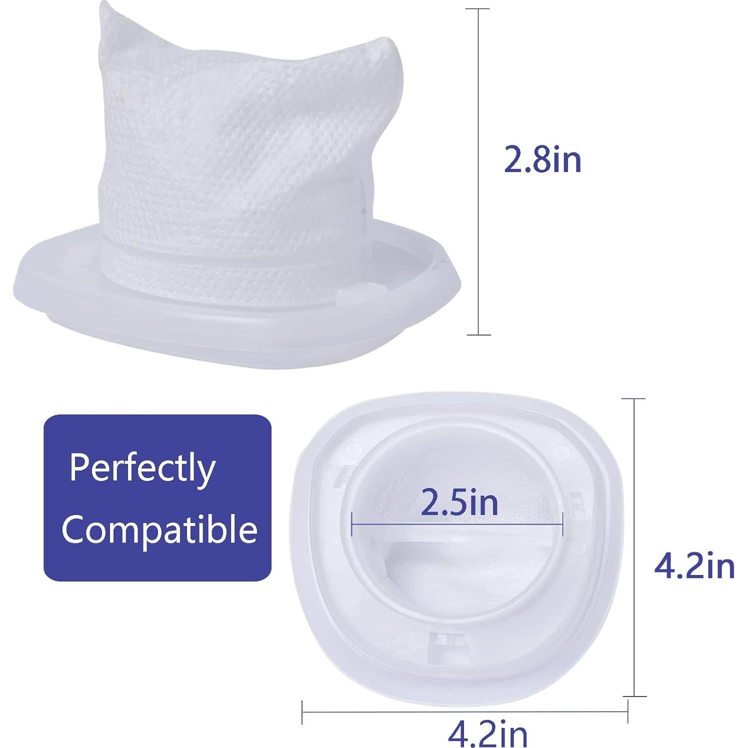 Filtro de Reemplazo HNVCF10 Dcmary para Aspiradoras Black and Decker