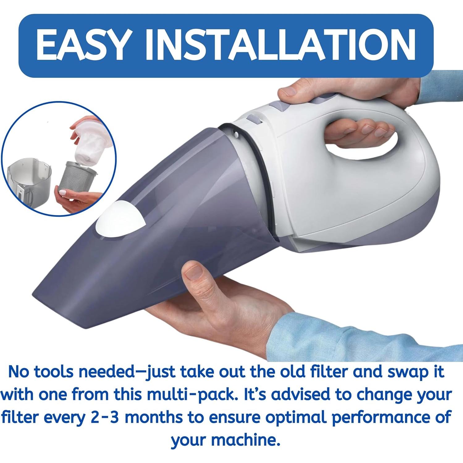 Filtro Nispira para Aspiradora BLACK+DECKER VF110 - Paquete de 3