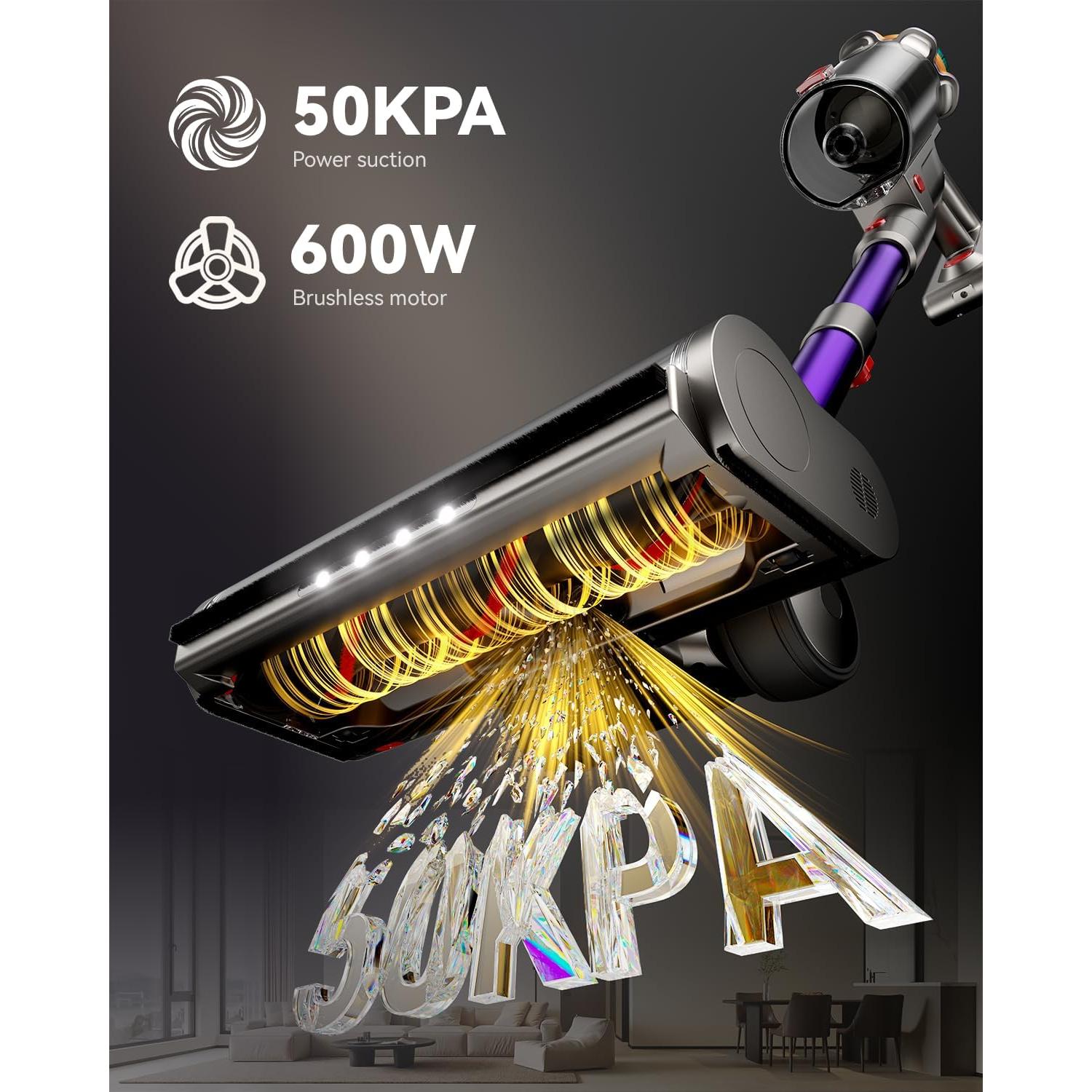 Aspiradora Inalámbrica UOTKD P11 600W 2L 65Min Potente