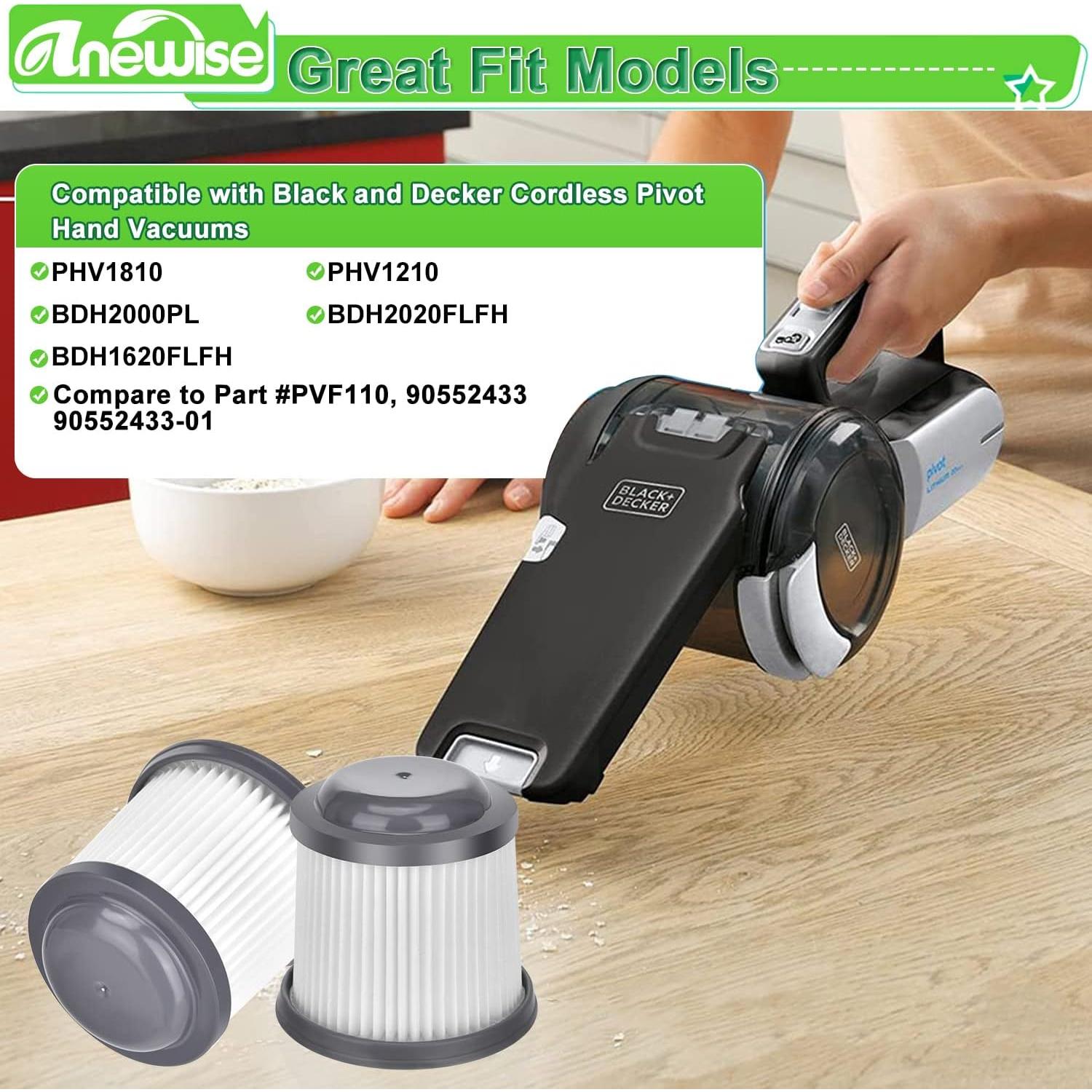 Filtro HEPA Anewise PVF110 para Aspiradora Black y Decker