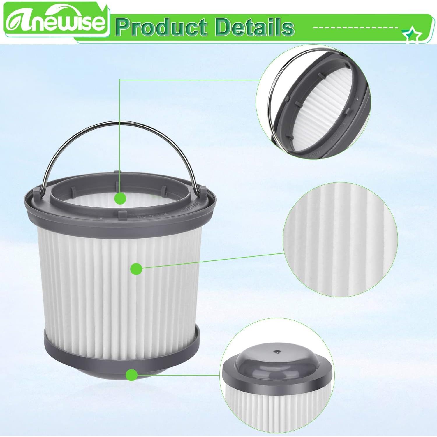 Filtro HEPA Anewise PVF110 para Aspiradora Black y Decker